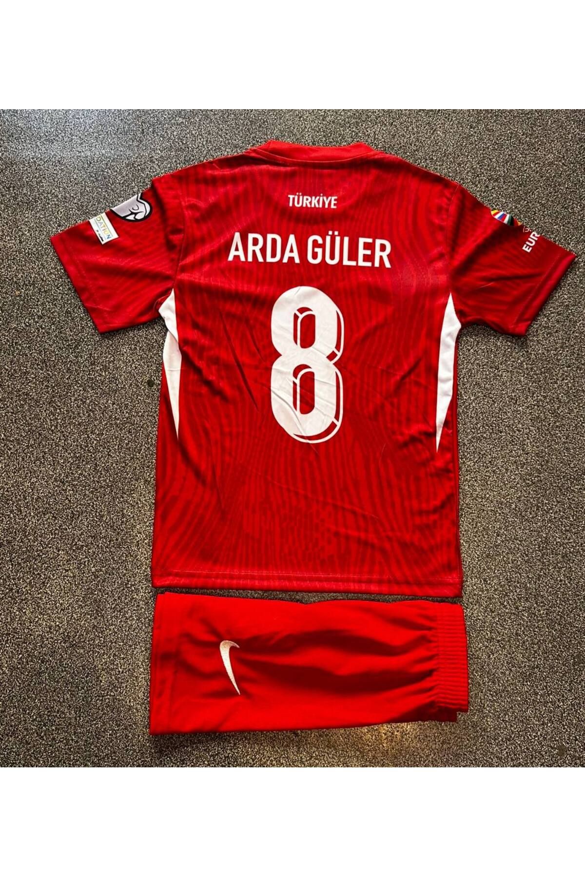 Alaturka Mix TÜRKİYE Milli Takım /.Arda.Güler Kırmızı İç Saha Çocuk Forması 4'lü Set