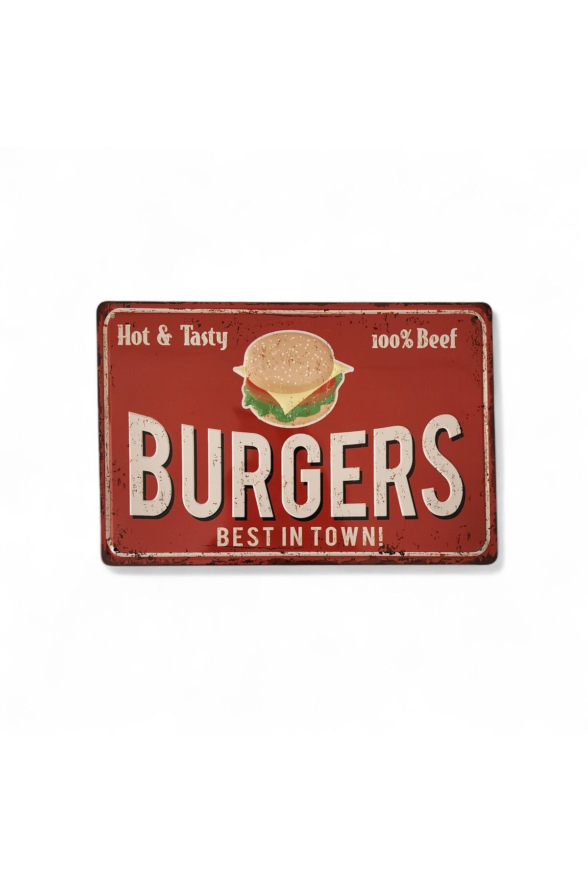 Hedea Metal Dekor Levha Burgers Best In Town