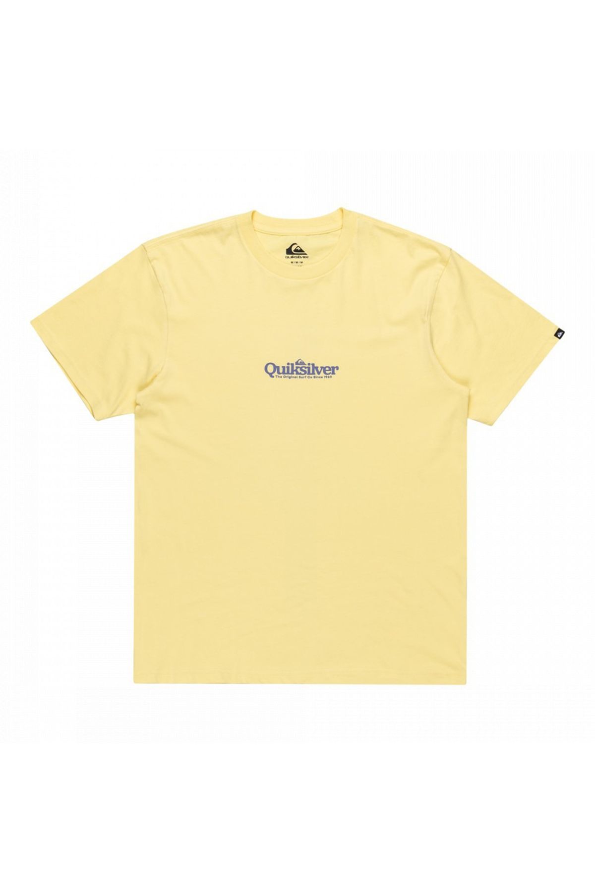 Quiksilver Fineline Erkek Sarı Yuvarlak Yaka Tişört
