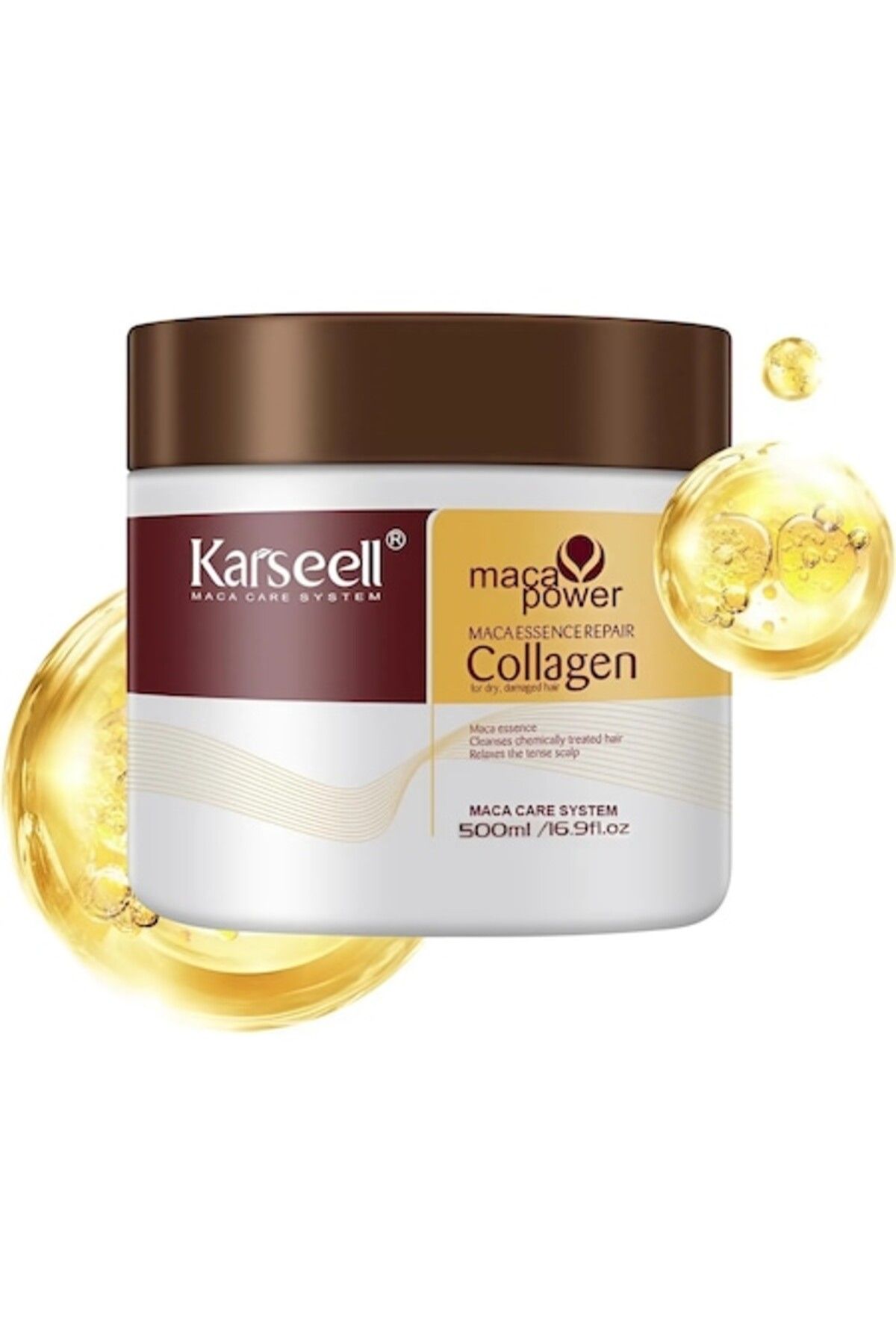 Karseell Masca Tratament Par Karseell Collagen, Hidratare Intensiva, Reparare Profunda, Ulei De Argan, Colage Unisex - One Size