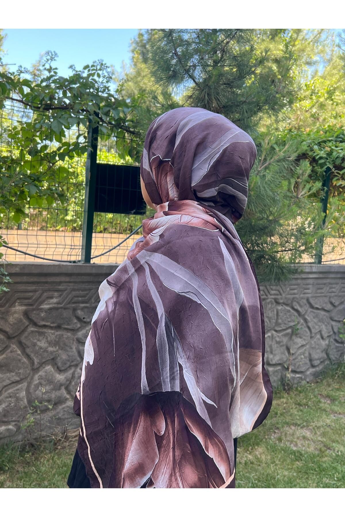 Organic Scarfs camelllia Bambu Kraş Şal