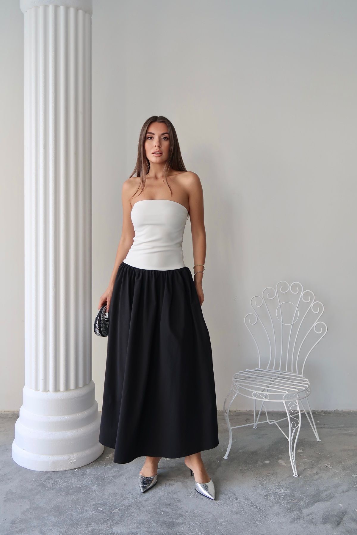 Swass Alice Straplez Uzun Elbise