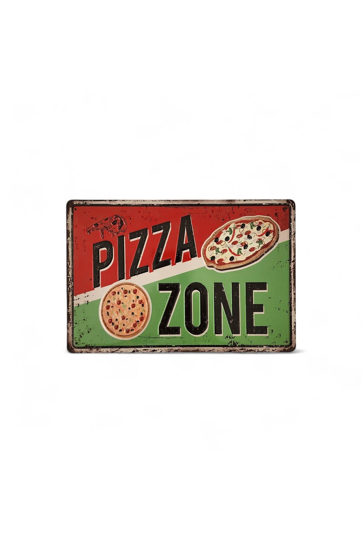 Hedea Metal Dekor Levha Pizza Zone