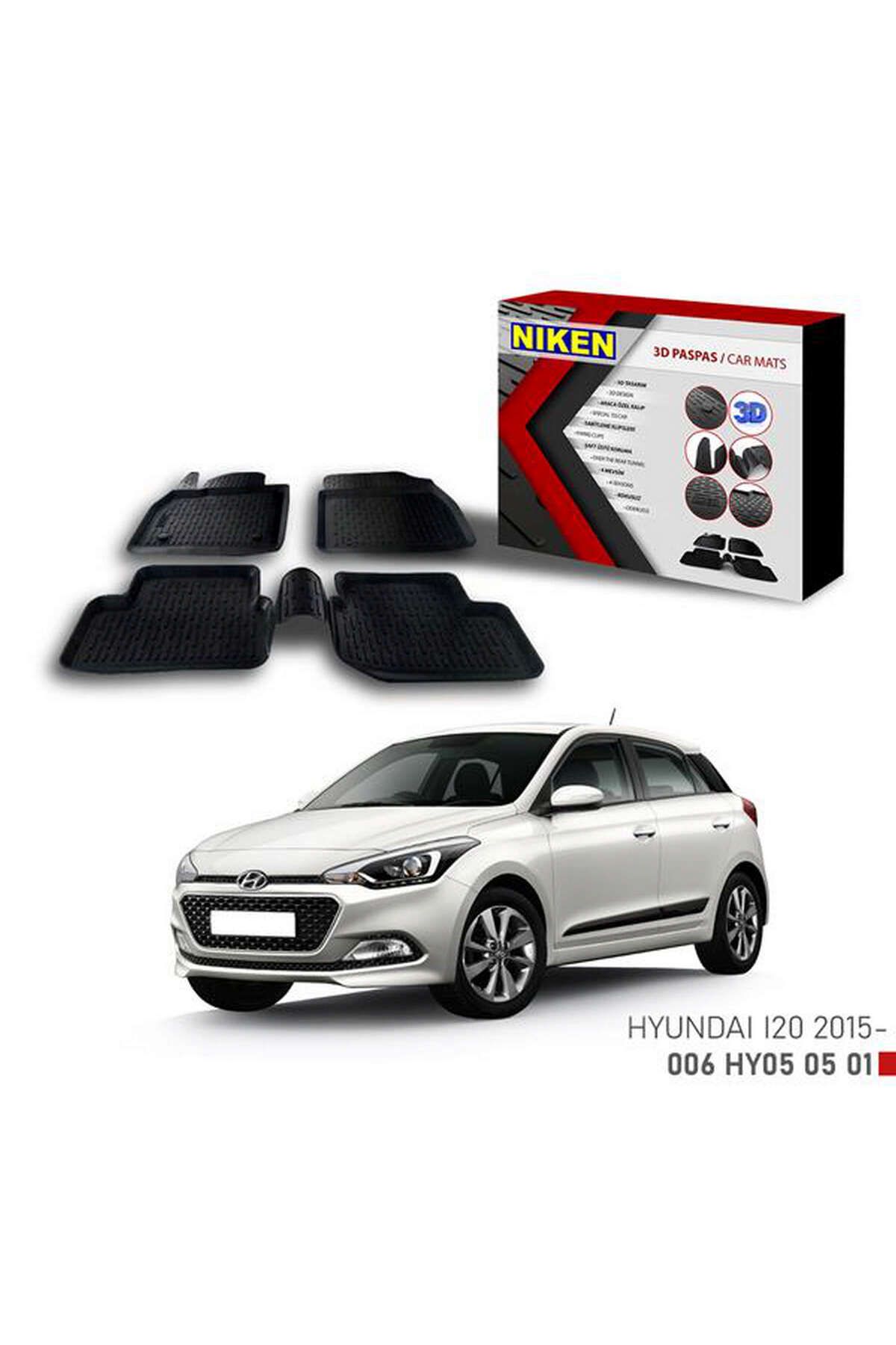 Universsal 3D PASPAS HYUNDAI I20 2015- DRSTR