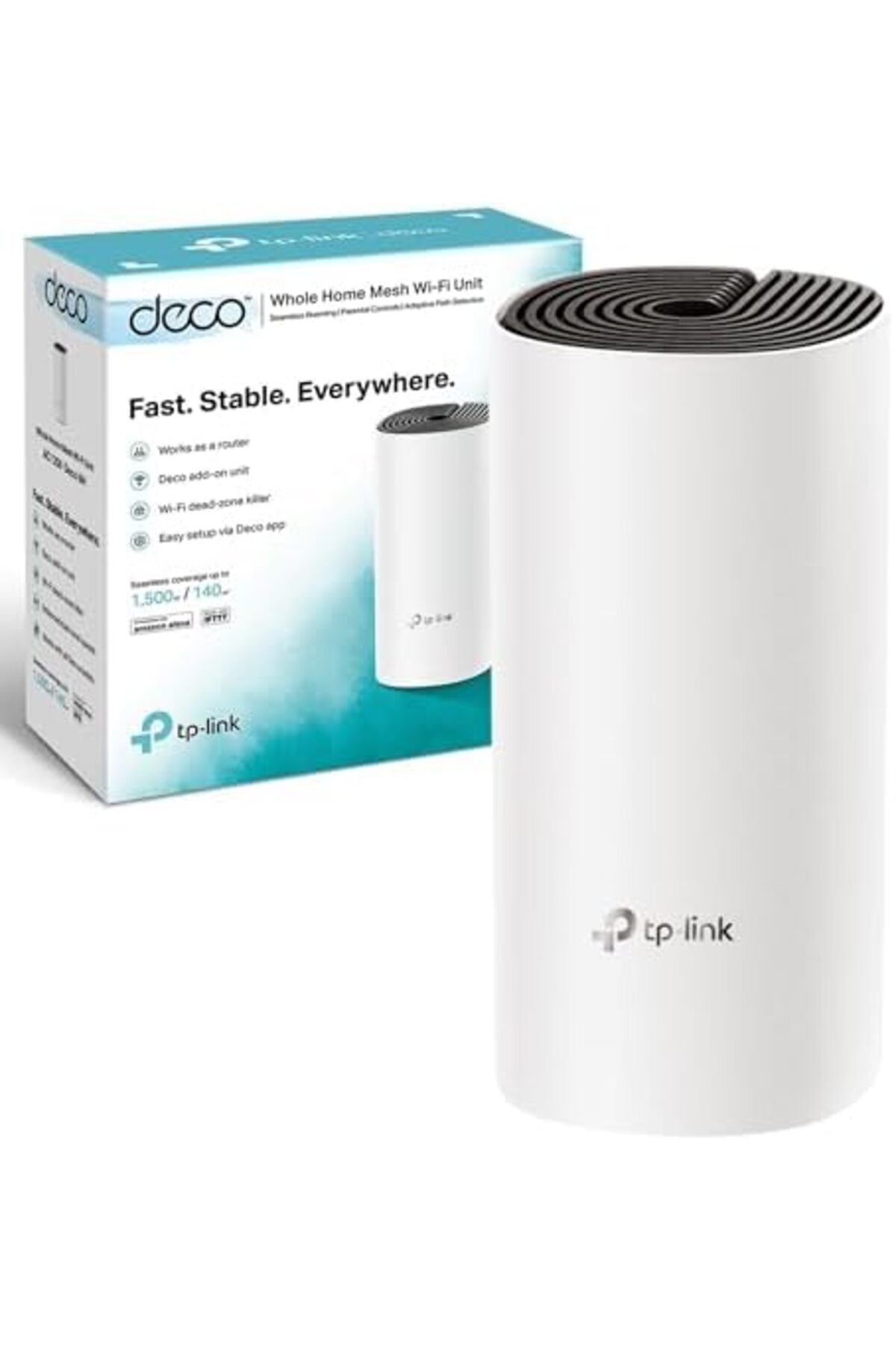 TP-LINK-Deco M4 AC1200 Wi-Fi Router Wi-Fi Extender Booster, Add on Single Unit, White 2