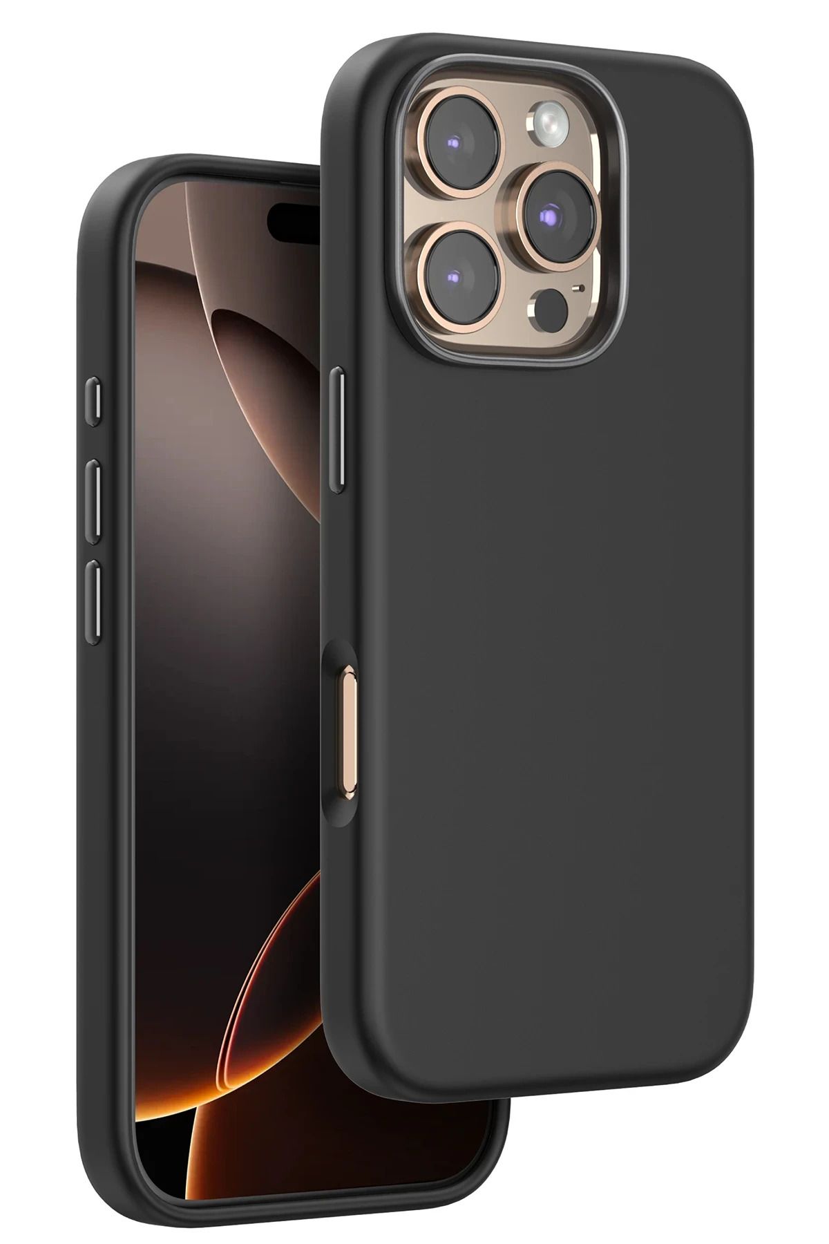 venco iPhone 16 Pro Max Jinta Magsafe Kapak - Siyah FLKRY