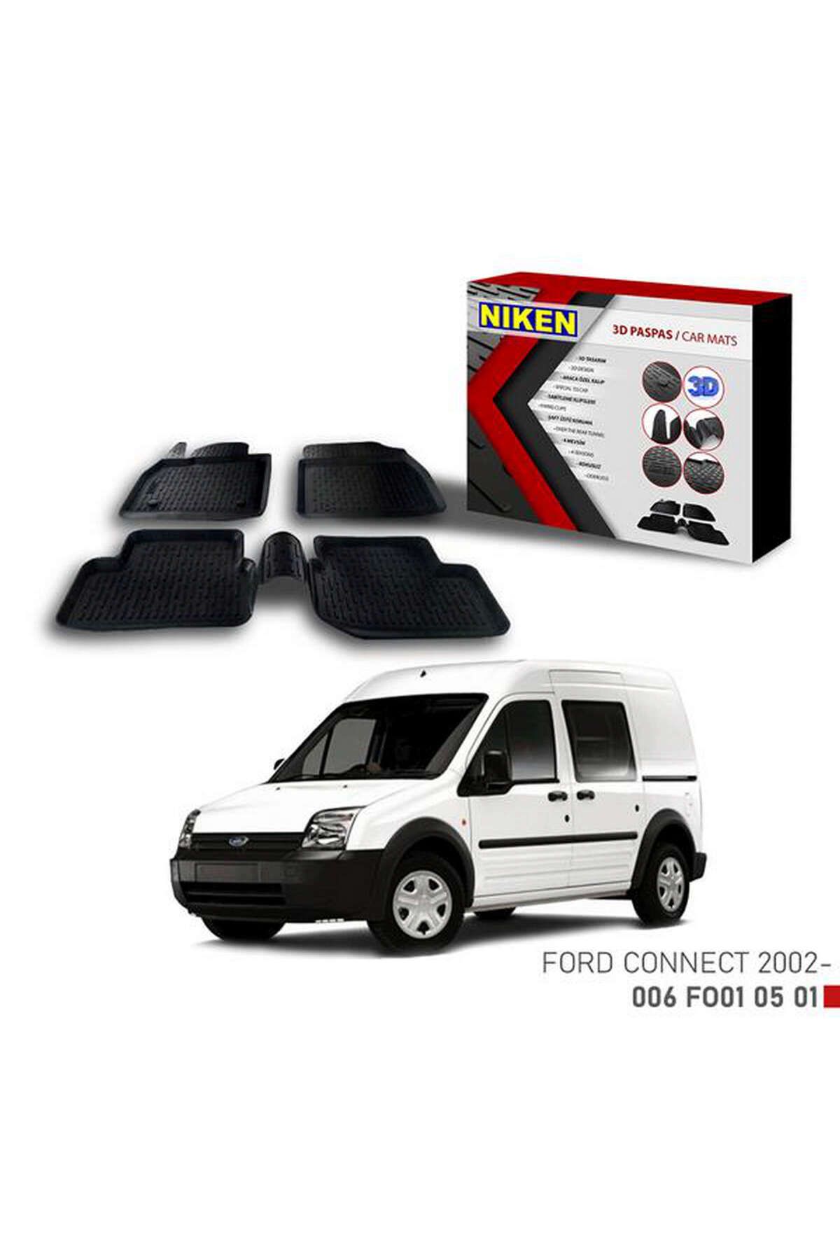 Universsal 3D PASPAS FORD CONNECT 2002- DRSTR
