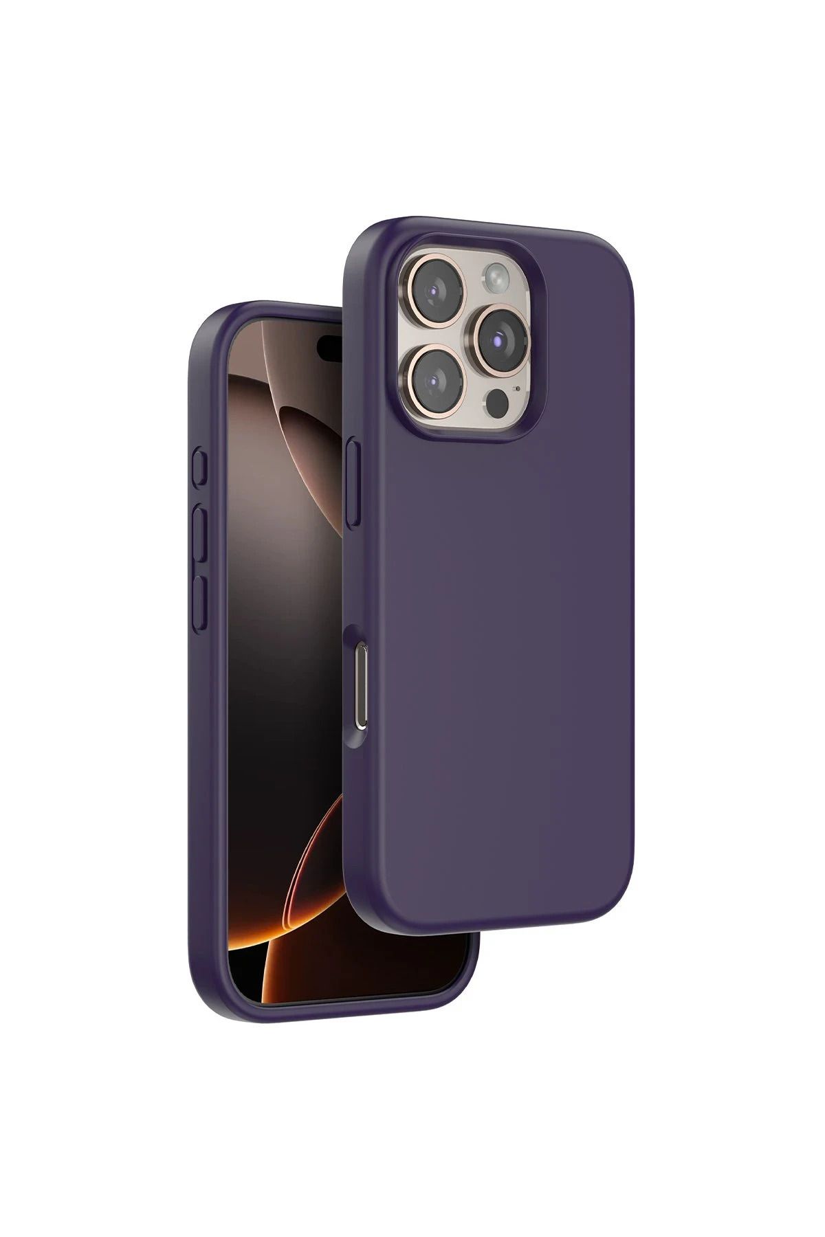 venco iPhone 16 Pro Max Home Magsafe Kapak - Derin Mor FLKRY