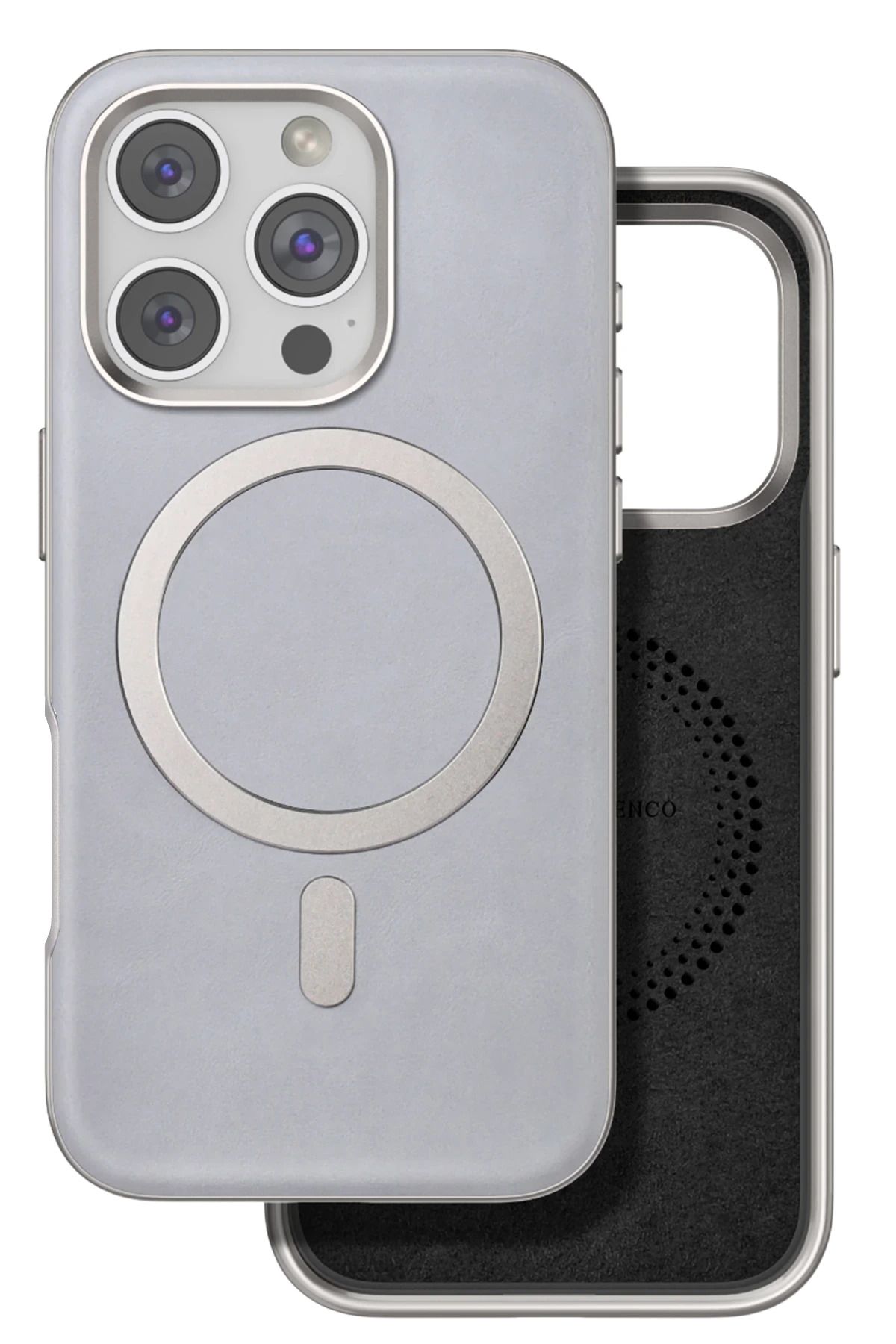 venco iPhone 16 Pro Max Puskas Magsafe Kapak - Titan Gri FERRG