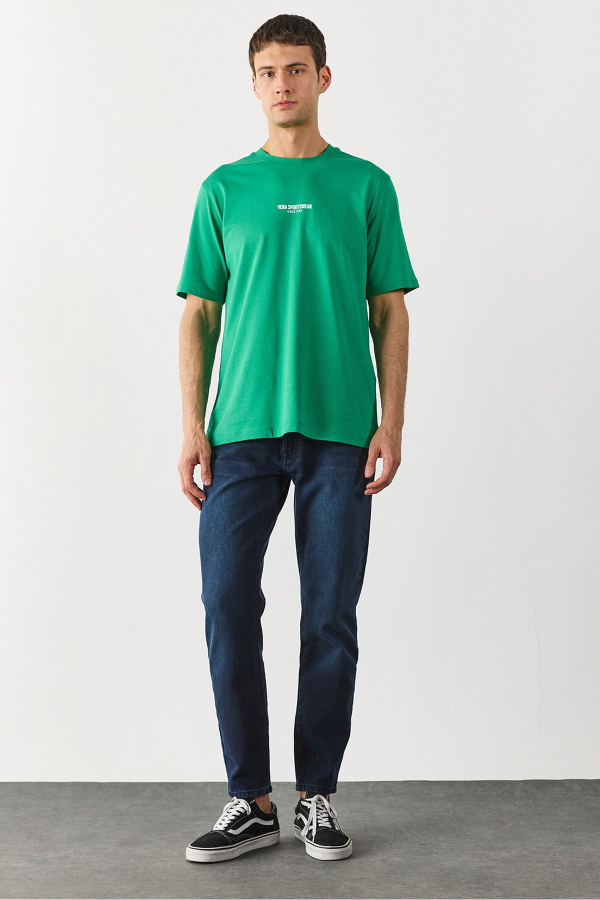 VENA Smith Premium Blue Black Tapered Fit Jean Pantolon - BLUE BLACK