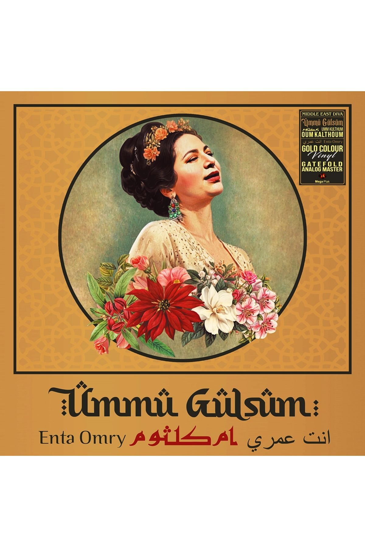 plakmarketi PLAK - Ümmü Gülsüm / Enta omry (Altın Rengi LP)