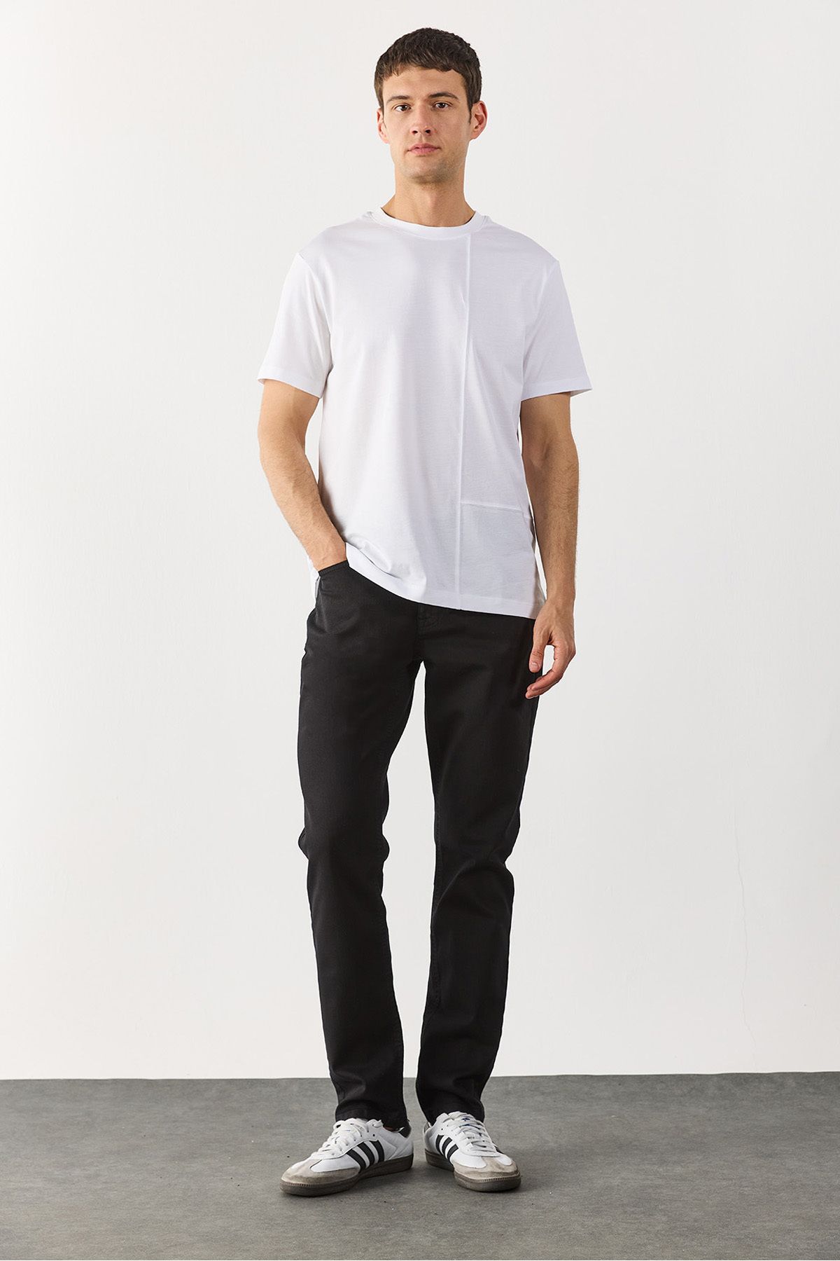 VENA Richard Slim Fit 5 Cep Parça Boya Pantolon - SİYAH