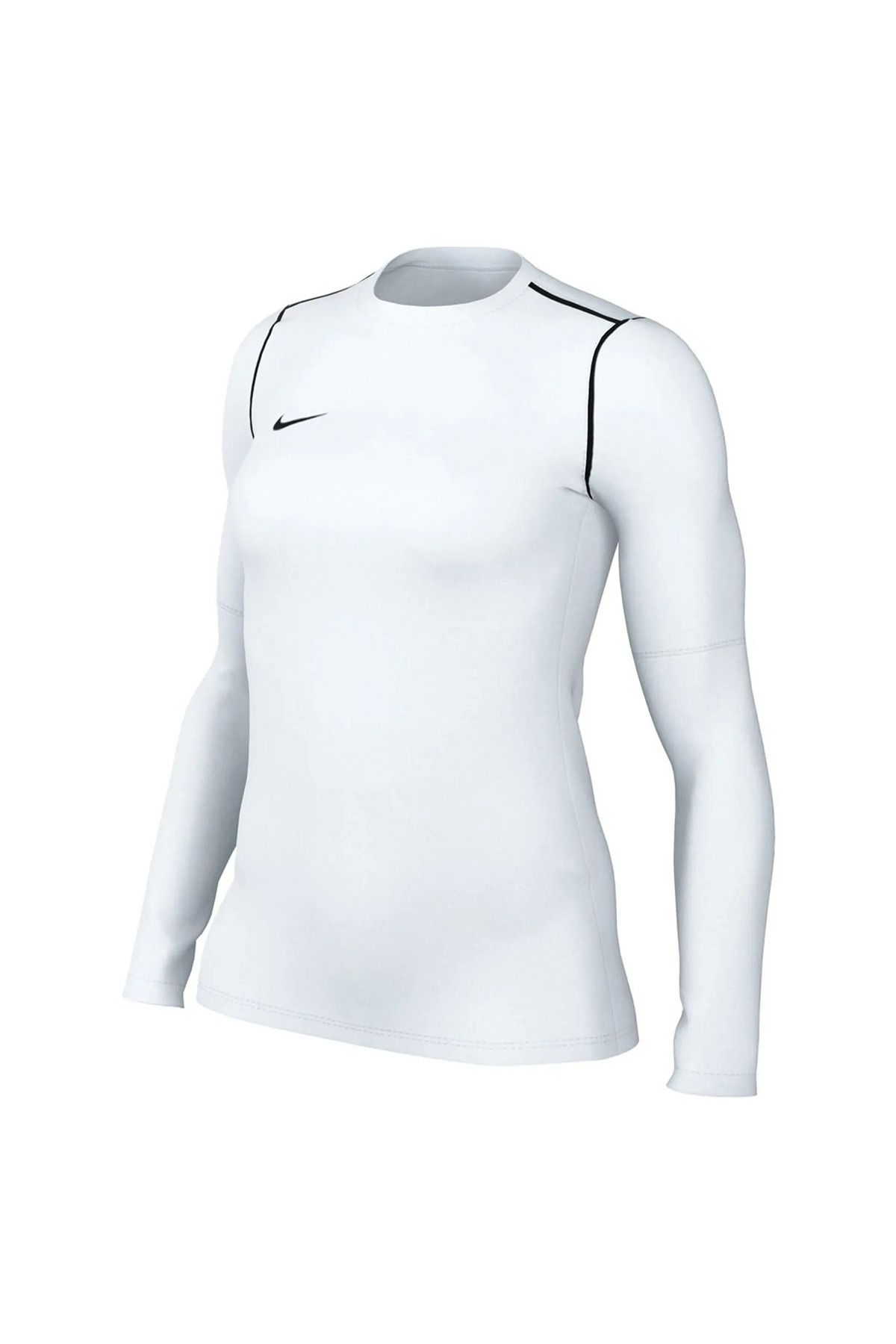 Nike Dri-Fit Park20 Crew Kadın Beyaz Yuvarlak Yaka Tişört