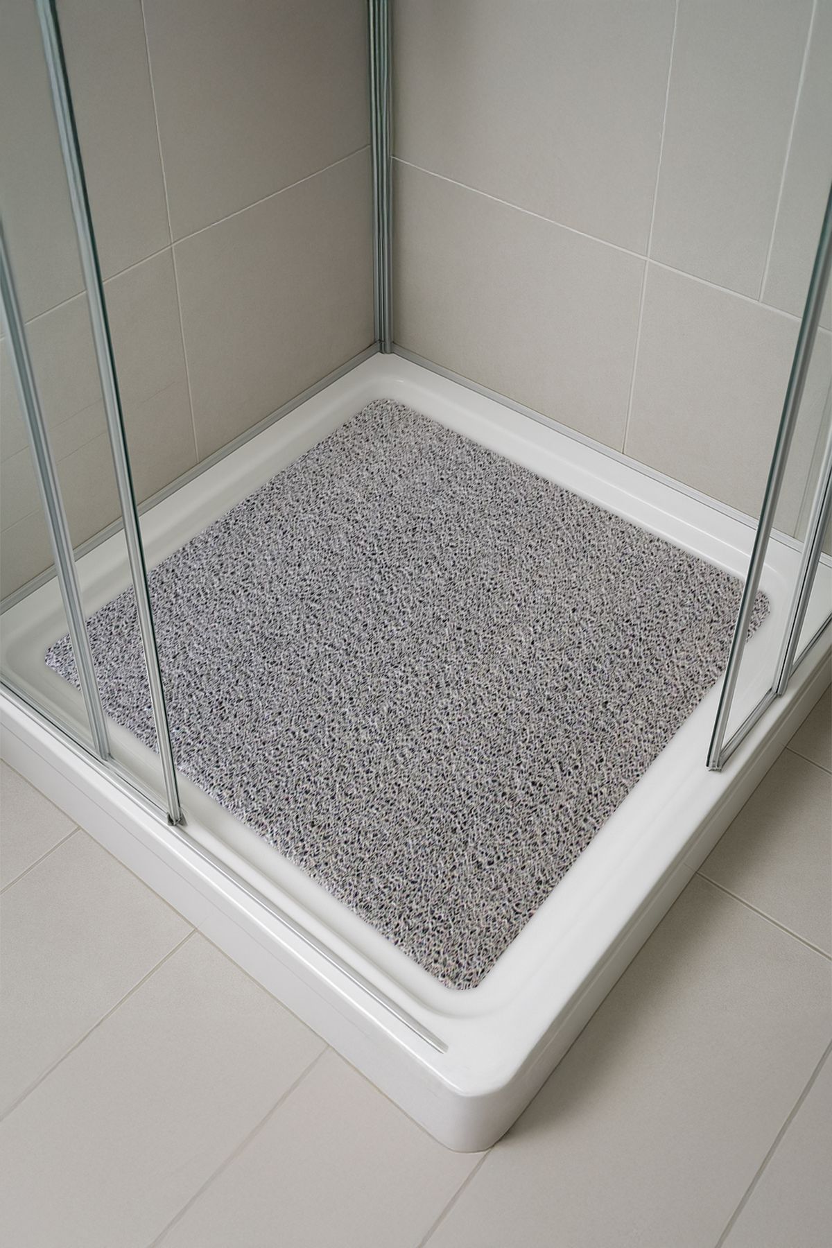 Paspas Yap Banyo Paspası Duşa Kabin Paspası Su Sıçratmaz Paspas Kaydırmaz Paspas (90x90 CM)