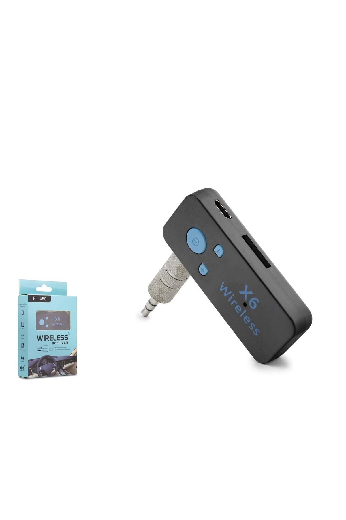 HADRON Hd9004 Aux Music Receiver Bluetooth Dongle + Hands Free Siyah
