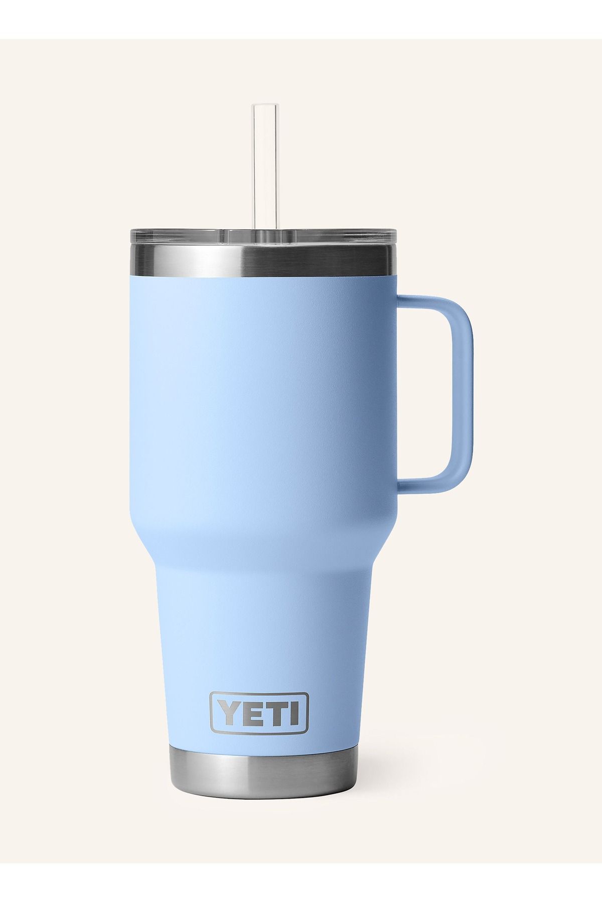 YETI Termal Kupa 1L , Çift Cidarlı, Paslanmaz Çelik, Pipetli ve Saplı