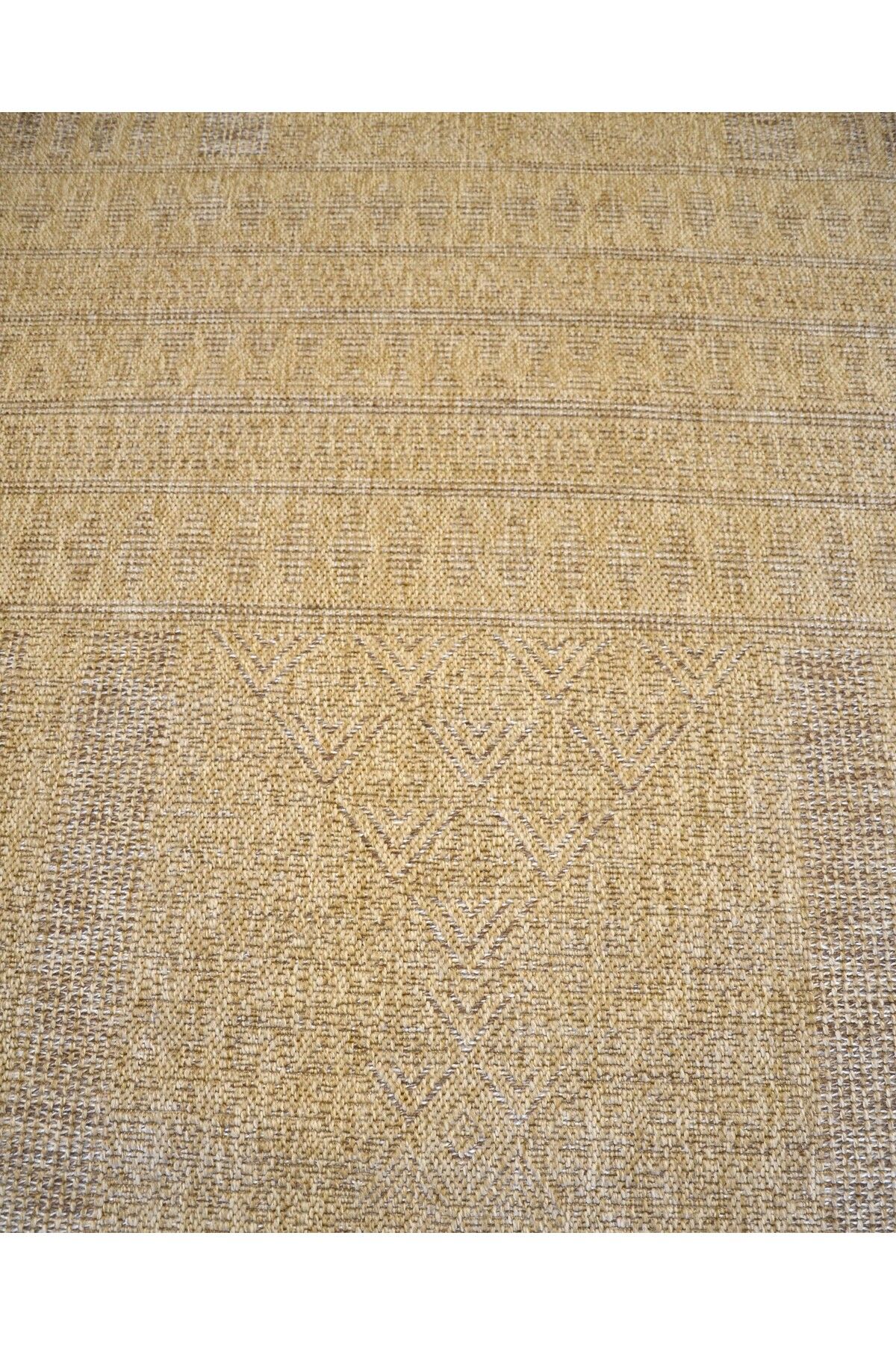 Home Klasik Sade Bohem Stil Jüt 160x230 Oturma Odası & Mutfak & Balkon Halısı