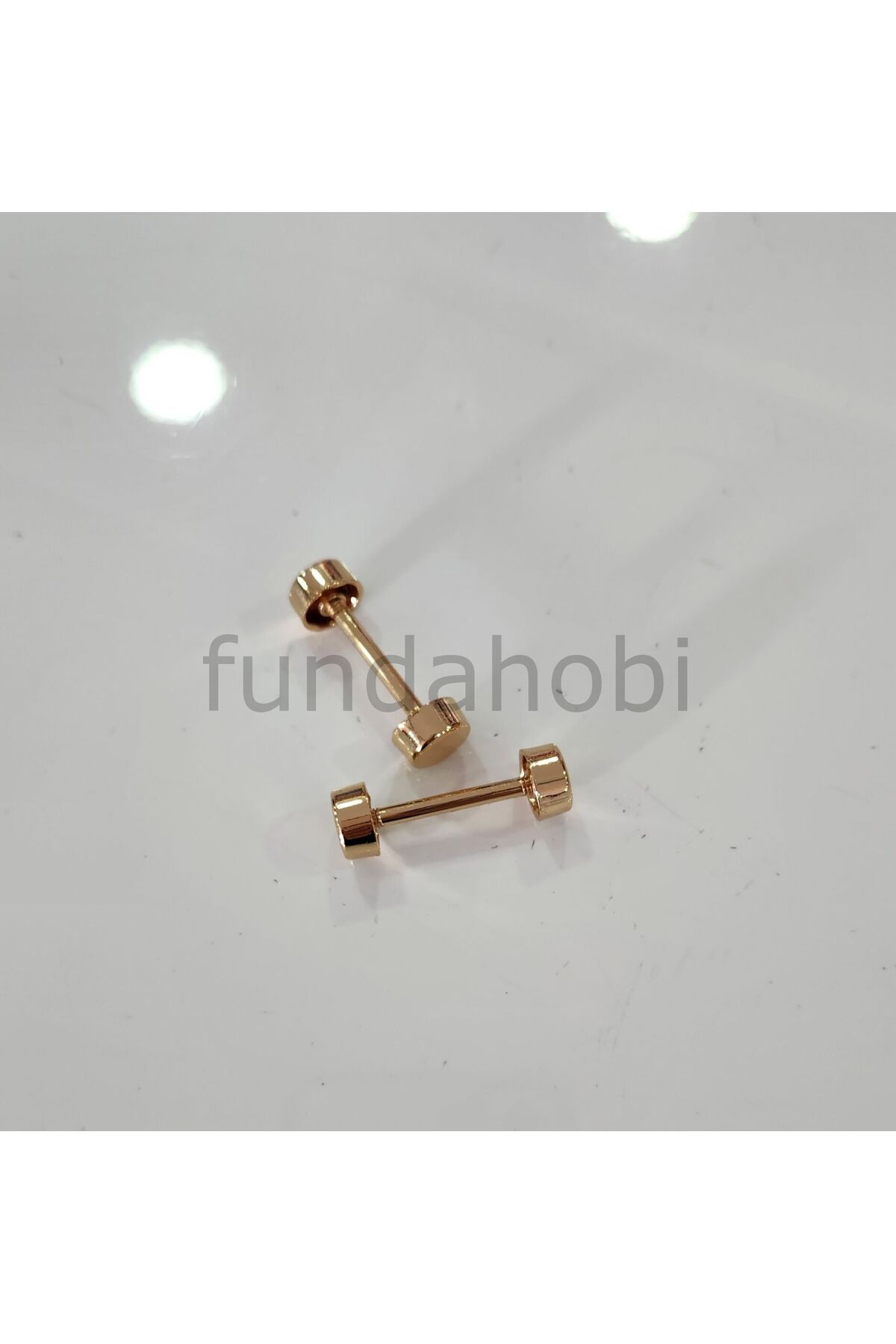 fundahobi Örgü Çanta Vidalı Halter-Gold 4 CM