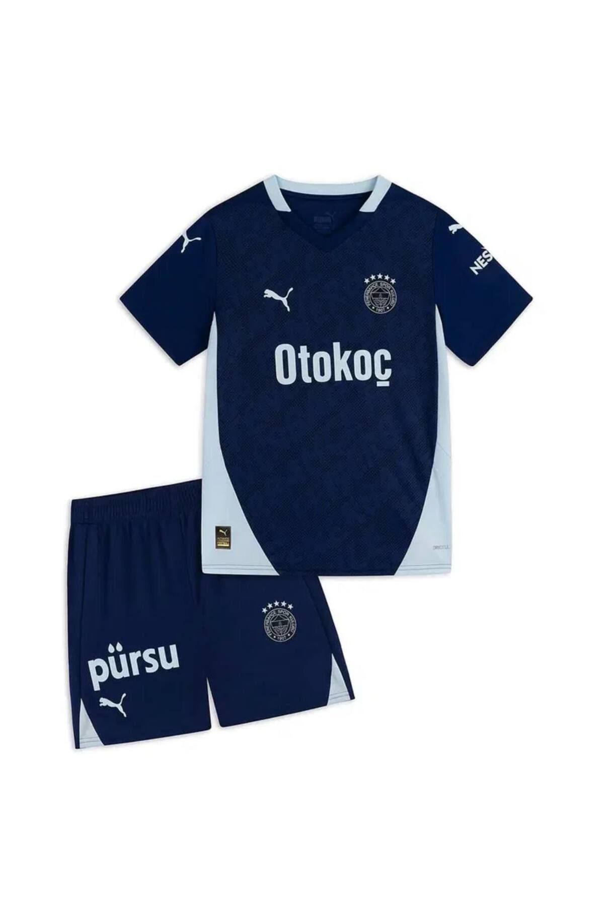 Alaturka Mix Yeni Sezon 2024-25 ᖴEᑎEᖇᗷᗩᕼÇE Alternatif Lacivert Çocuk Forması