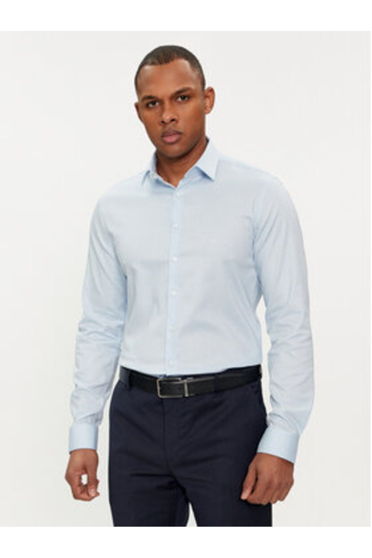 Calvin Klein-Mens Shirt K10K112884 Light Blue 4