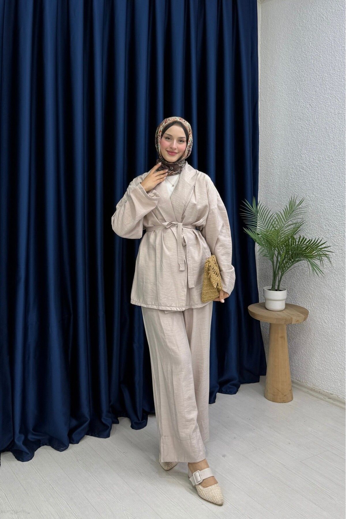 lurex moda Kimona Takımı