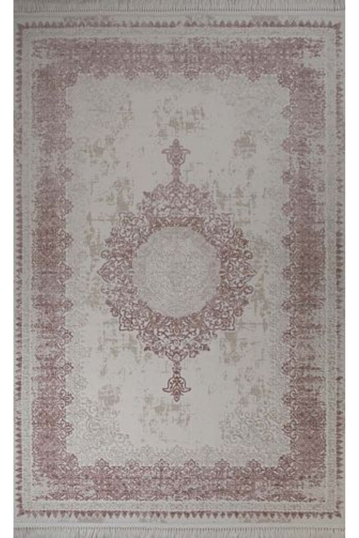 Gabardin Alessa 8012 Pudra Serisi Triko Akrilik Salon Oturma Yatak Odası Halısı