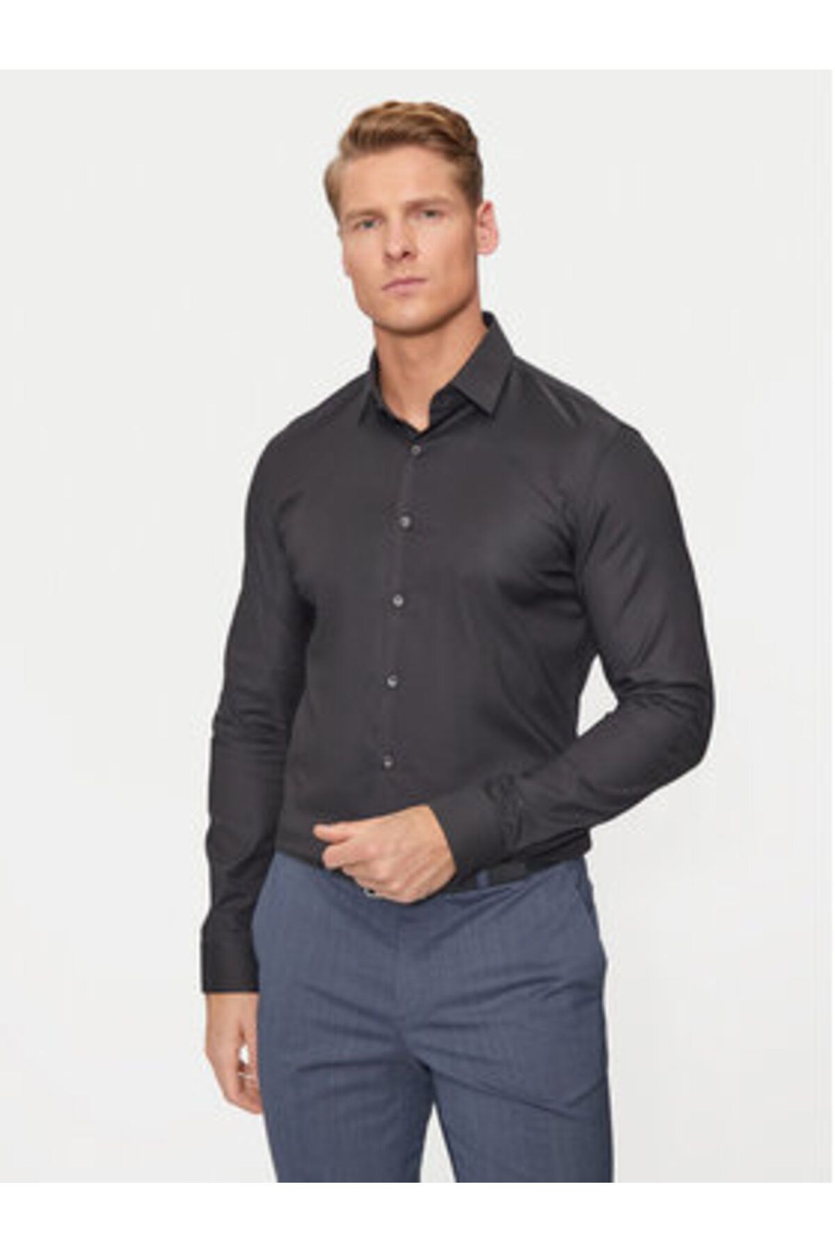 Calvin Klein-Mens Shirt K10K113182 Black 1