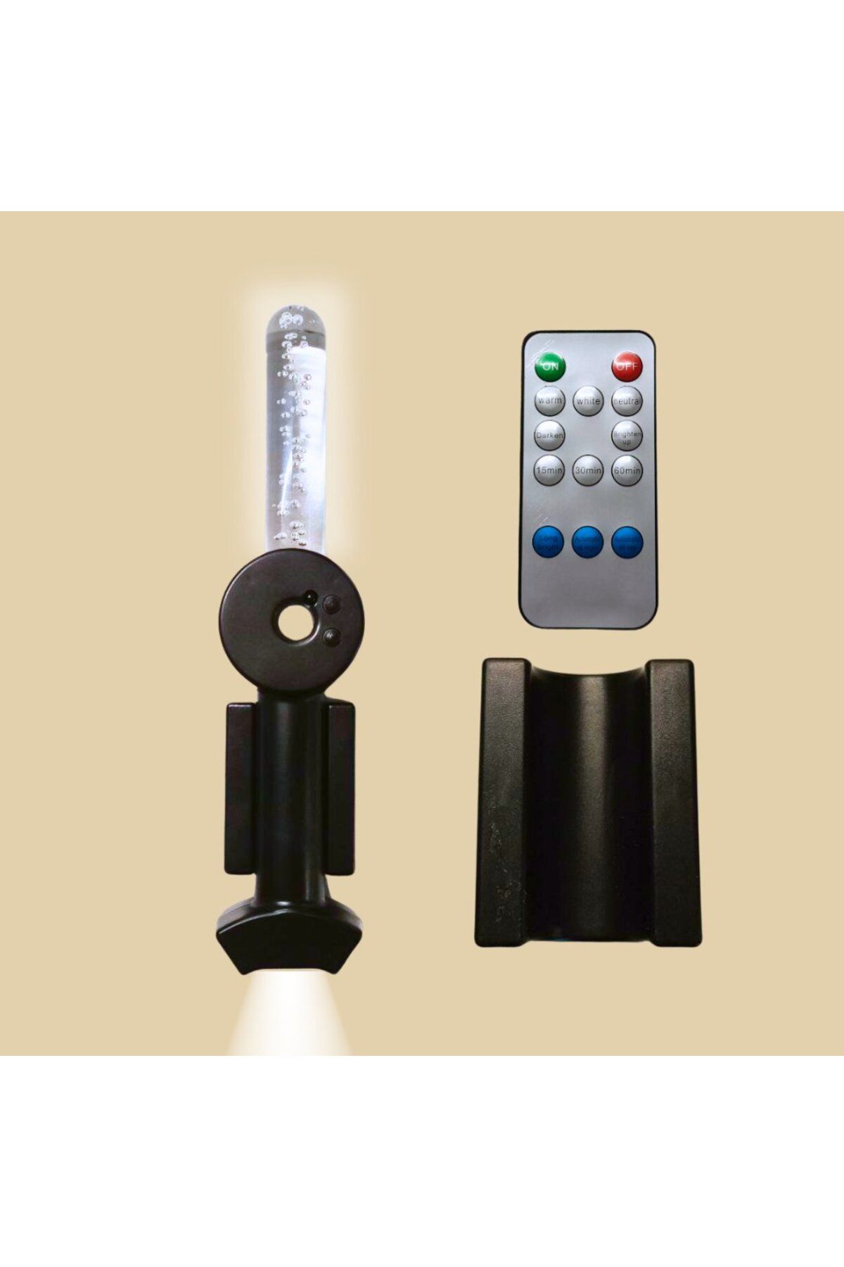 LEDX Çok Fonksiyonlu Duvar Apliği – Kumandalı, USB Şarjlı