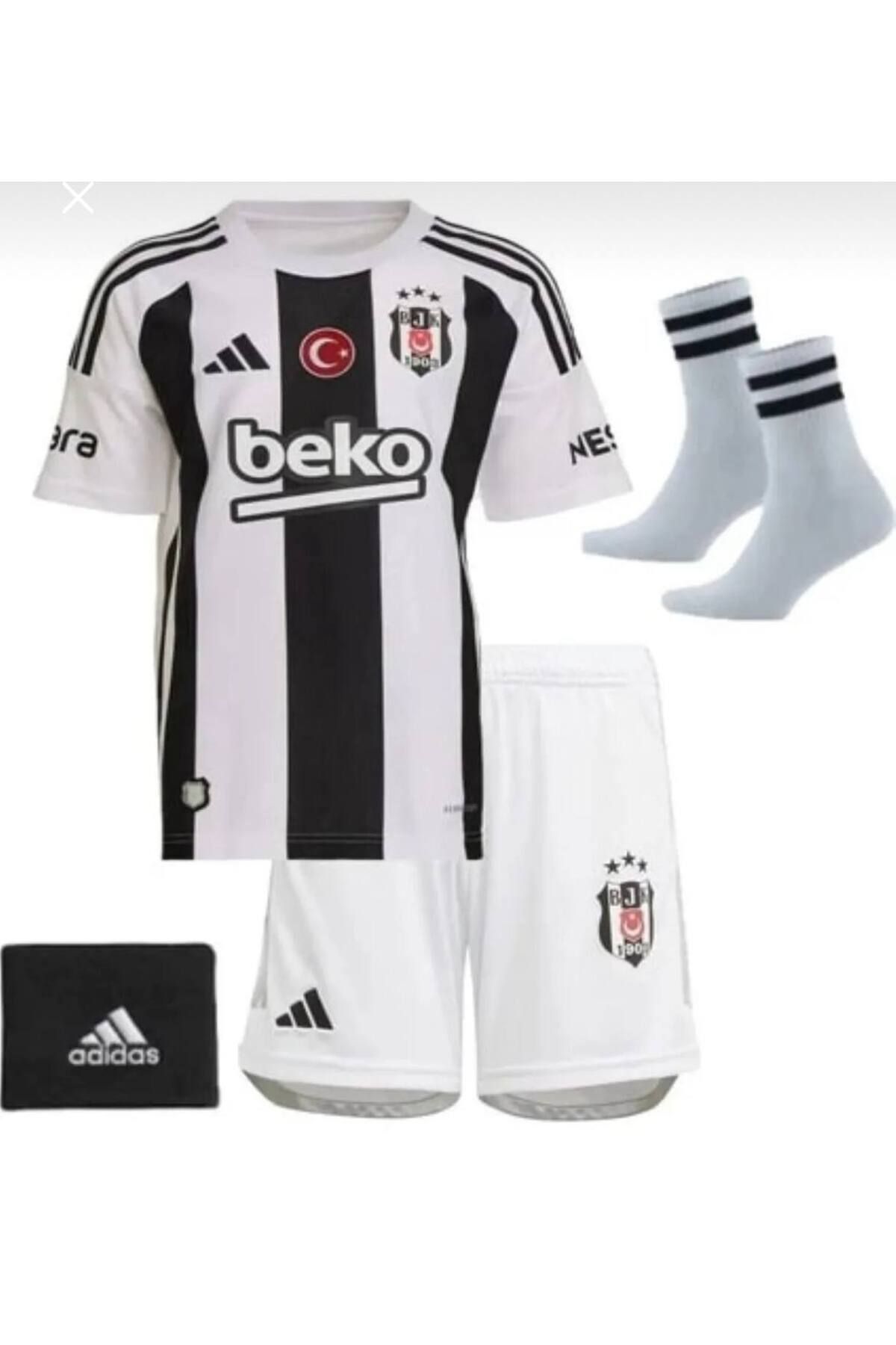 Alaturka Mix Beşiktaş./.2024/2025 Yeni Sezon İsimsiz. \\ İç Saha Parçalı Kısa Kol Çocuk Forma