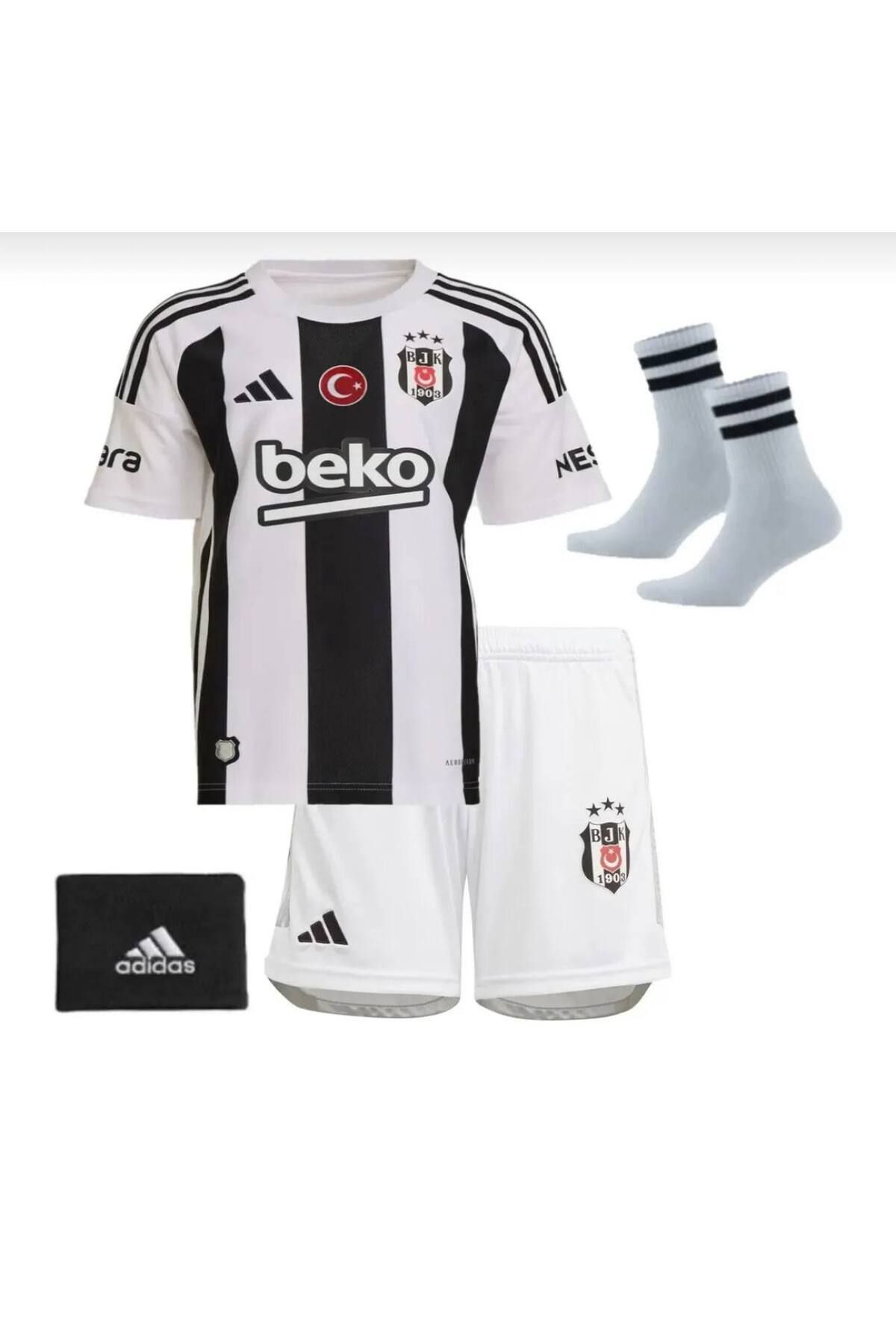 Alaturka Mix Beşiktaş./.2024/2025 Yeni Sezon.\\İç Saha Çubuklu Çocuk Forma