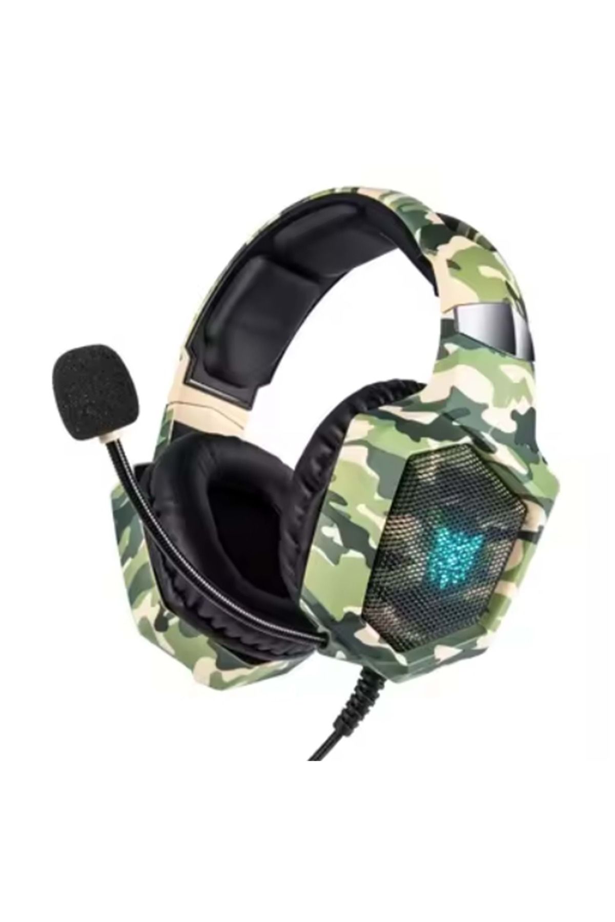 İMEXTECH BİLİŞİM BURADA YEŞİL K8 GAMING KAMUFLAJ KULAKLIK