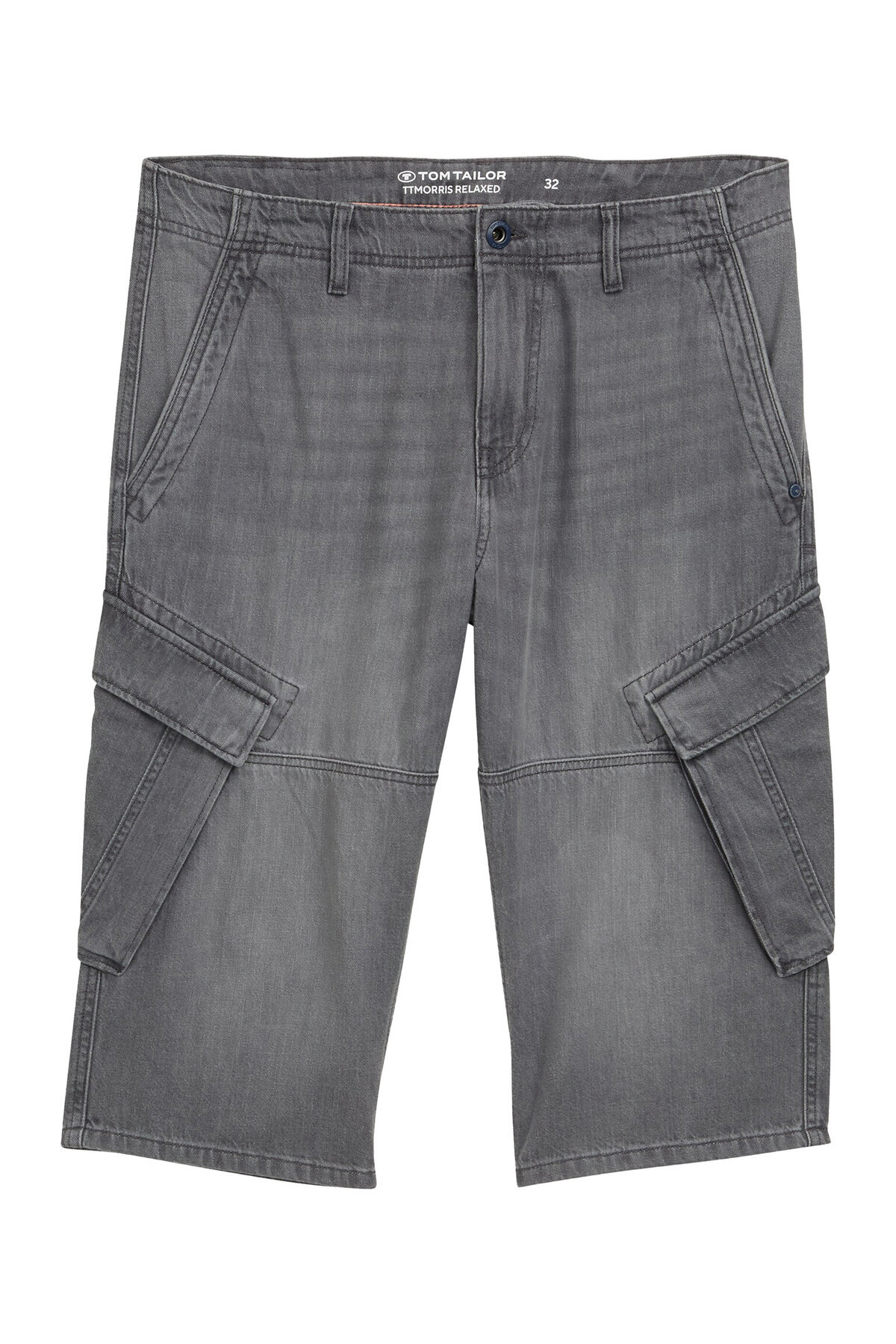 Tom Tailor-Men's Denim Shorts 1044977 Gray 1