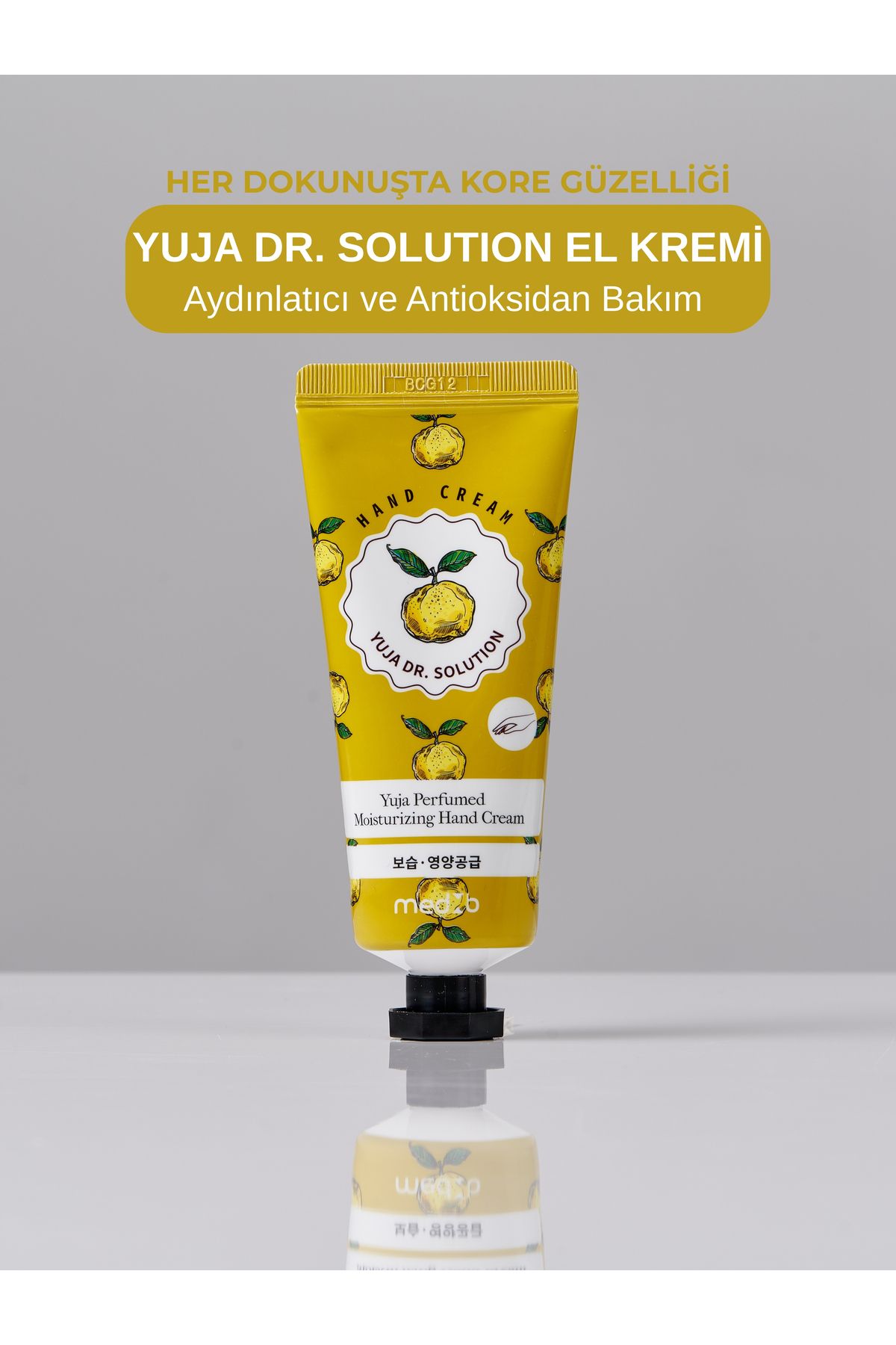 Med:b Yuja El Kremi 70ml | C Vitamini Etkili Kore Bakımı – Aydınlatıcı & Onarıcı Nemlendirici