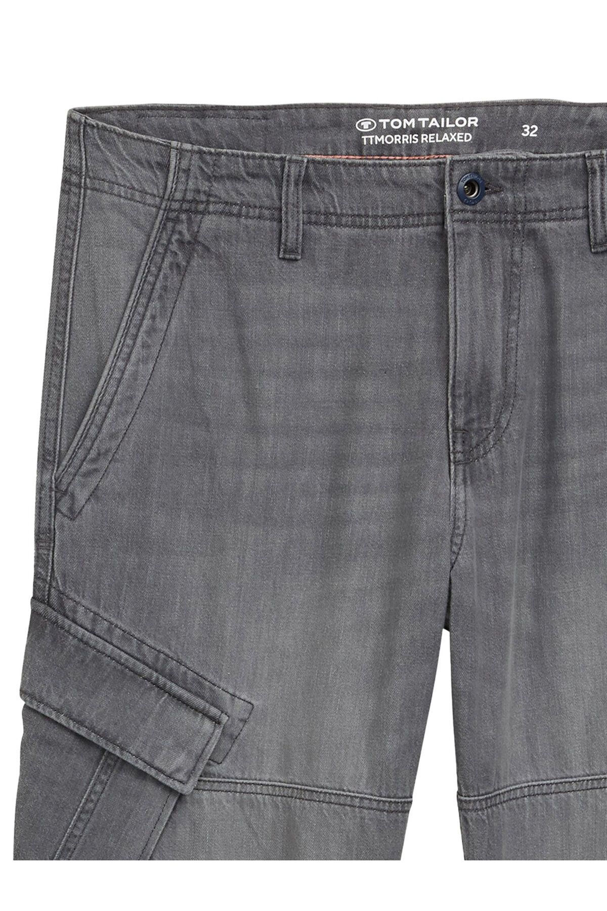 Tom Tailor-Men's Denim Shorts 1044977 Gray 2