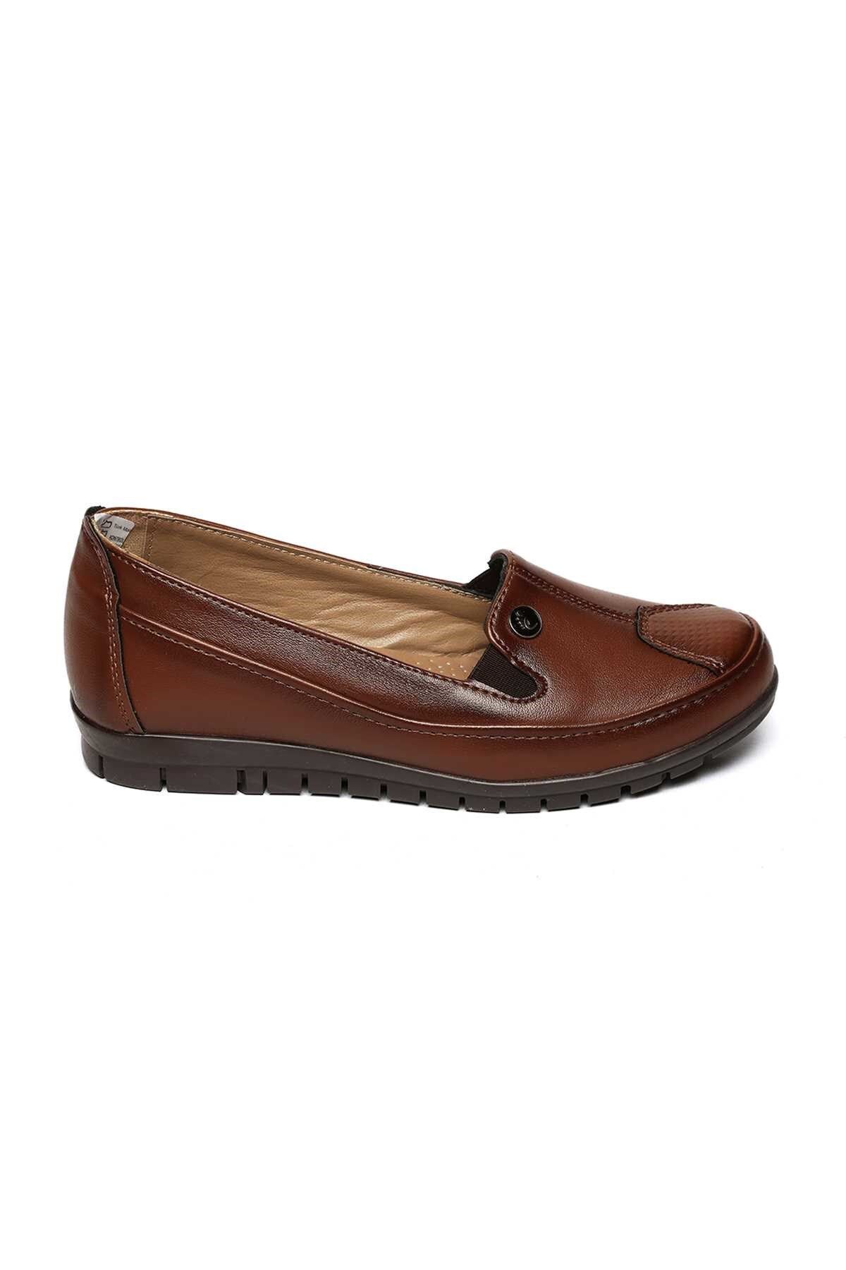 Bestello Bağcıksız Termo Taban Comfort 018-M127-24K Kadın Ayakkabı