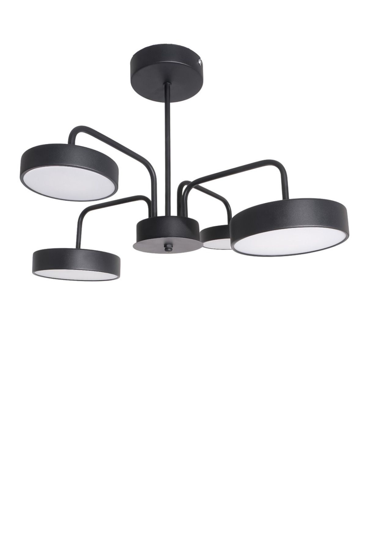 Turanconcept Luna Modern Tasarım Enerji Tasarruflu 4lü Led Avize (3 Renk Işık) Oturma Odası Mutfak Giyinme Odası