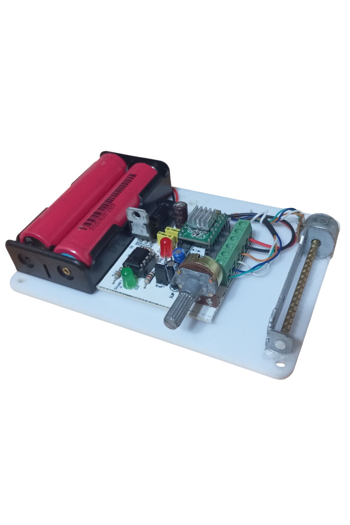 Devre Dünyası Step Motor Hız Yön Kontrol Pilli Öğrenci Deney Devresi