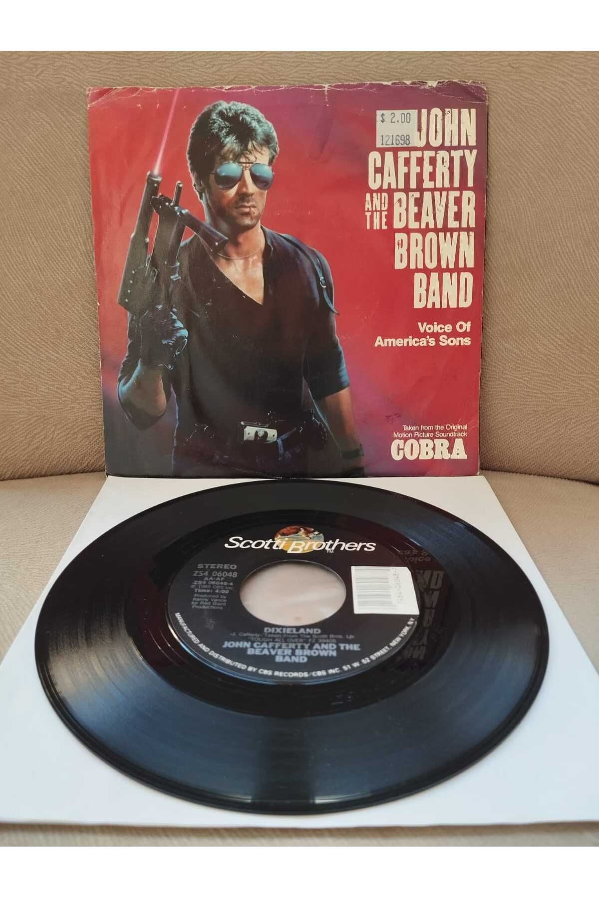 Plakperest COBRA (Soundtrack) – Voice Of America’s Sons - 1985 Amerika Basım 45 lik Plak-2.el