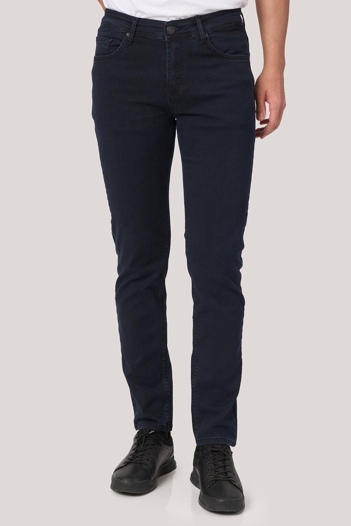 White Stone WHİTE STONE 2025-Y J2508 MDL4 JEAN PANTOLON 5 CEP BLUE BLACK