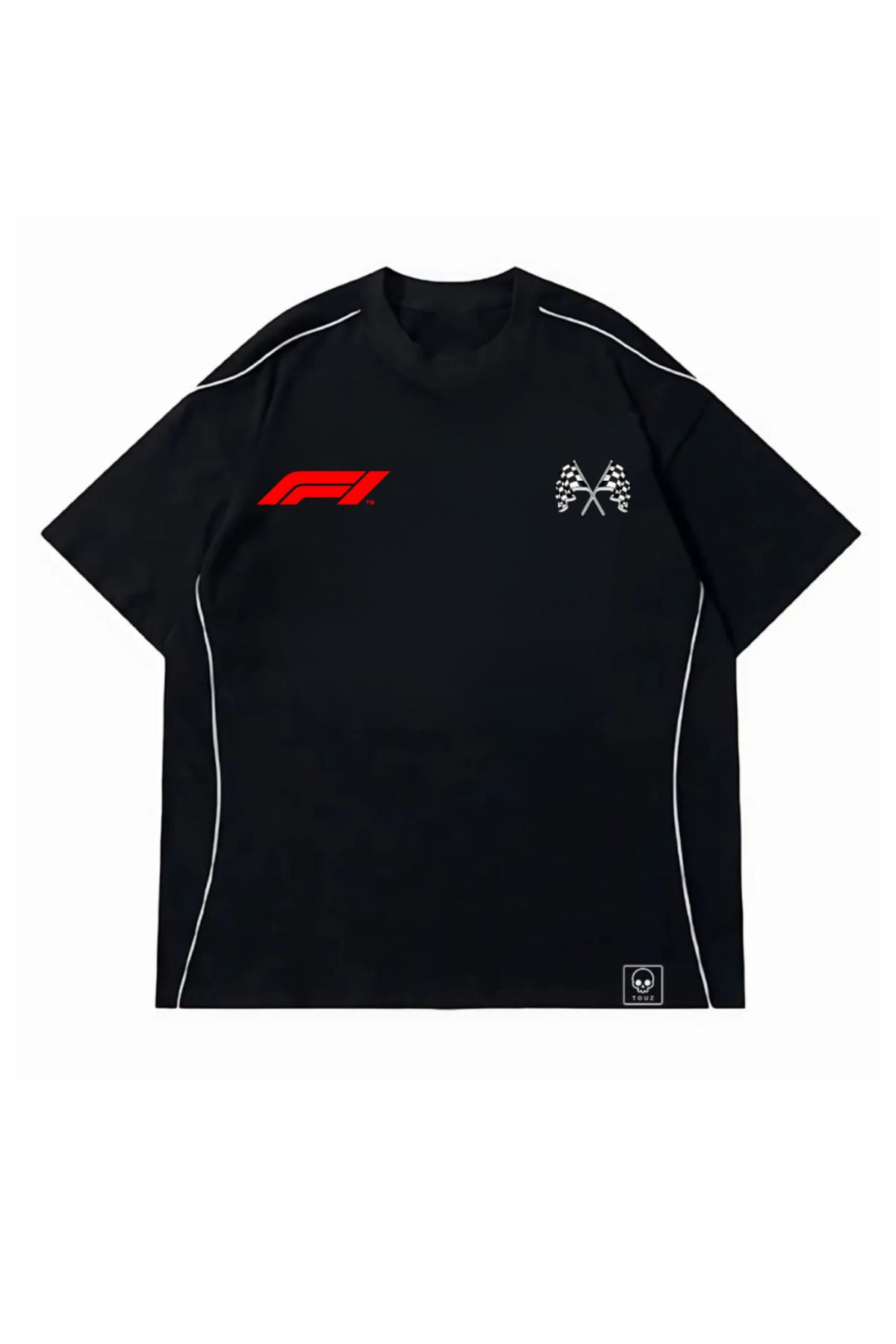 Touz Moda F1 Baskılı Extra Cash Jersey (Unisex) T-Shirt