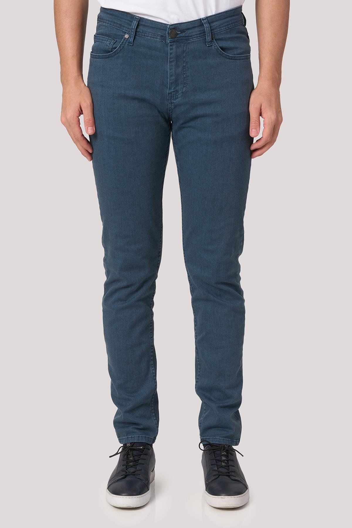 White Stone WHİTE STONE 2025-Y J2508 MDL4 JEAN PANTOLON 5 CEP AQUA