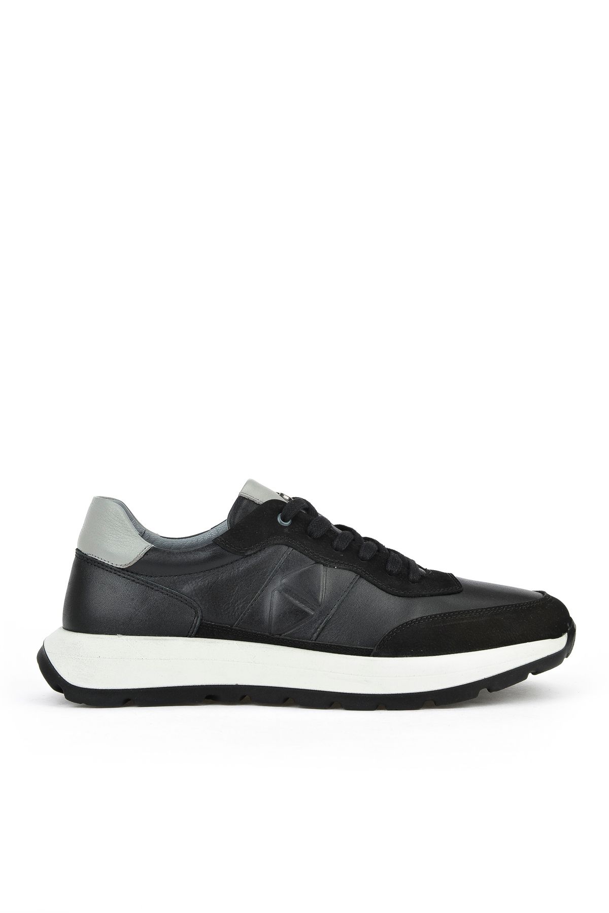 Ziya , Erkek Hakiki Deri Sneaker 1531037Z2417 Siyah