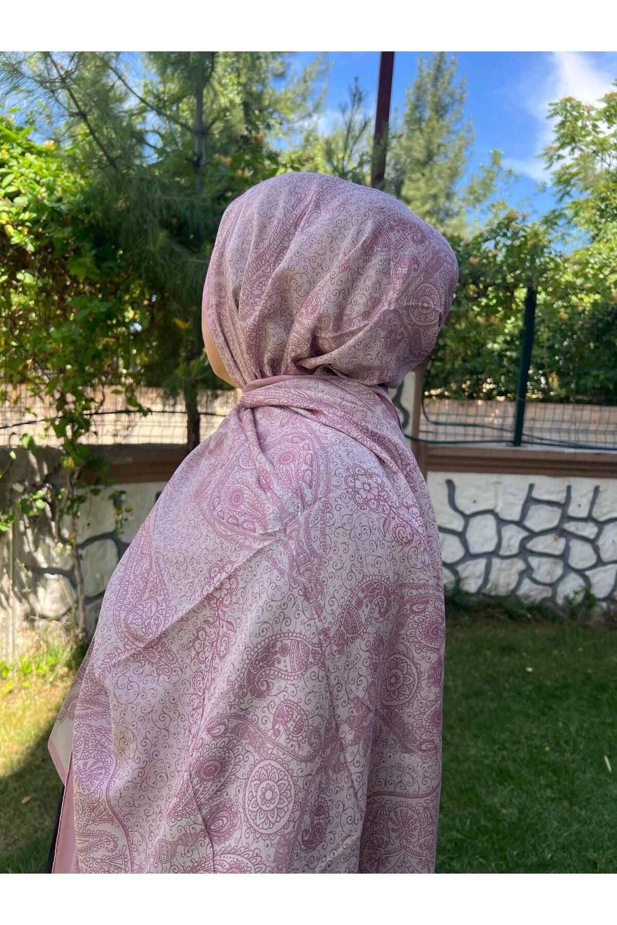 Organic Scarfs camellia Etnik Desen Soft Şal