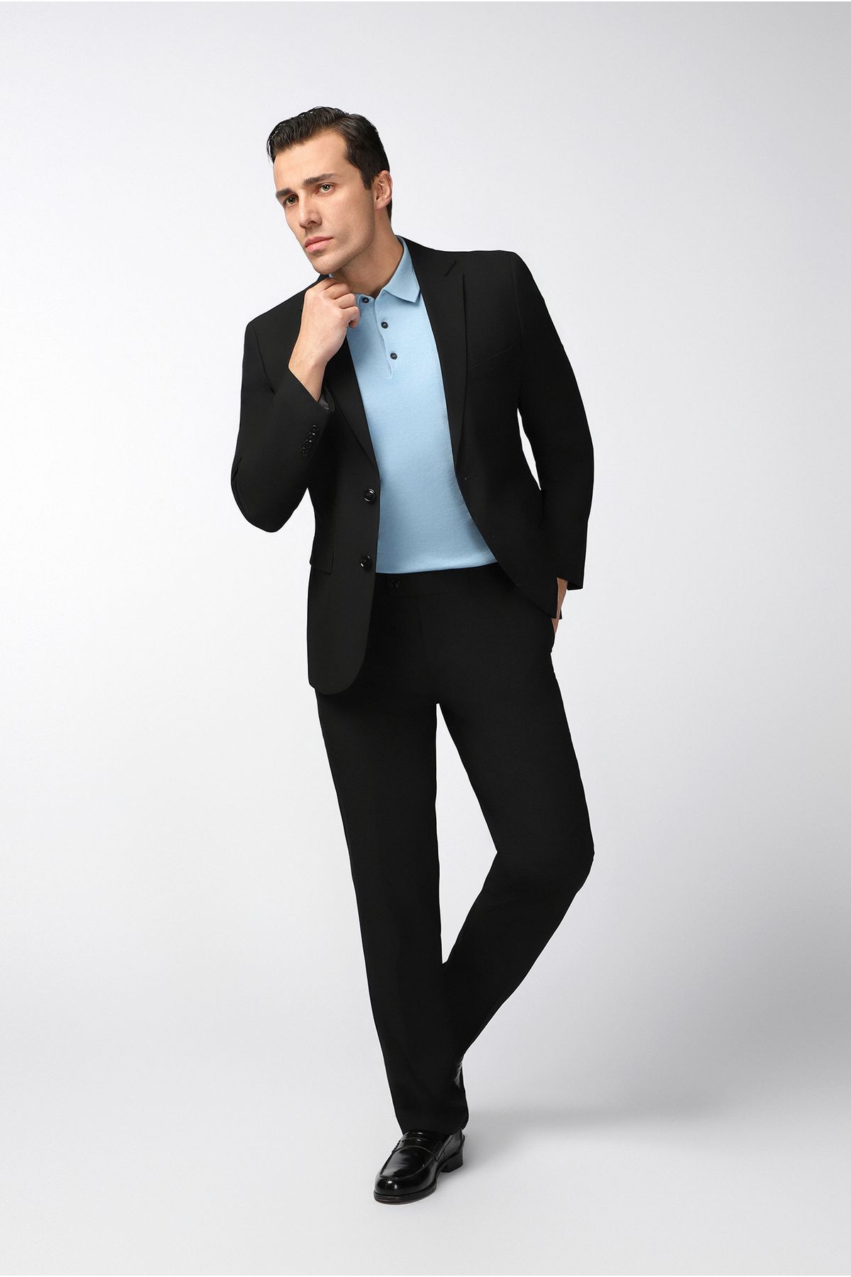 Kiğılı Slim Fit Dar Kesim Klasik Takım Elbise