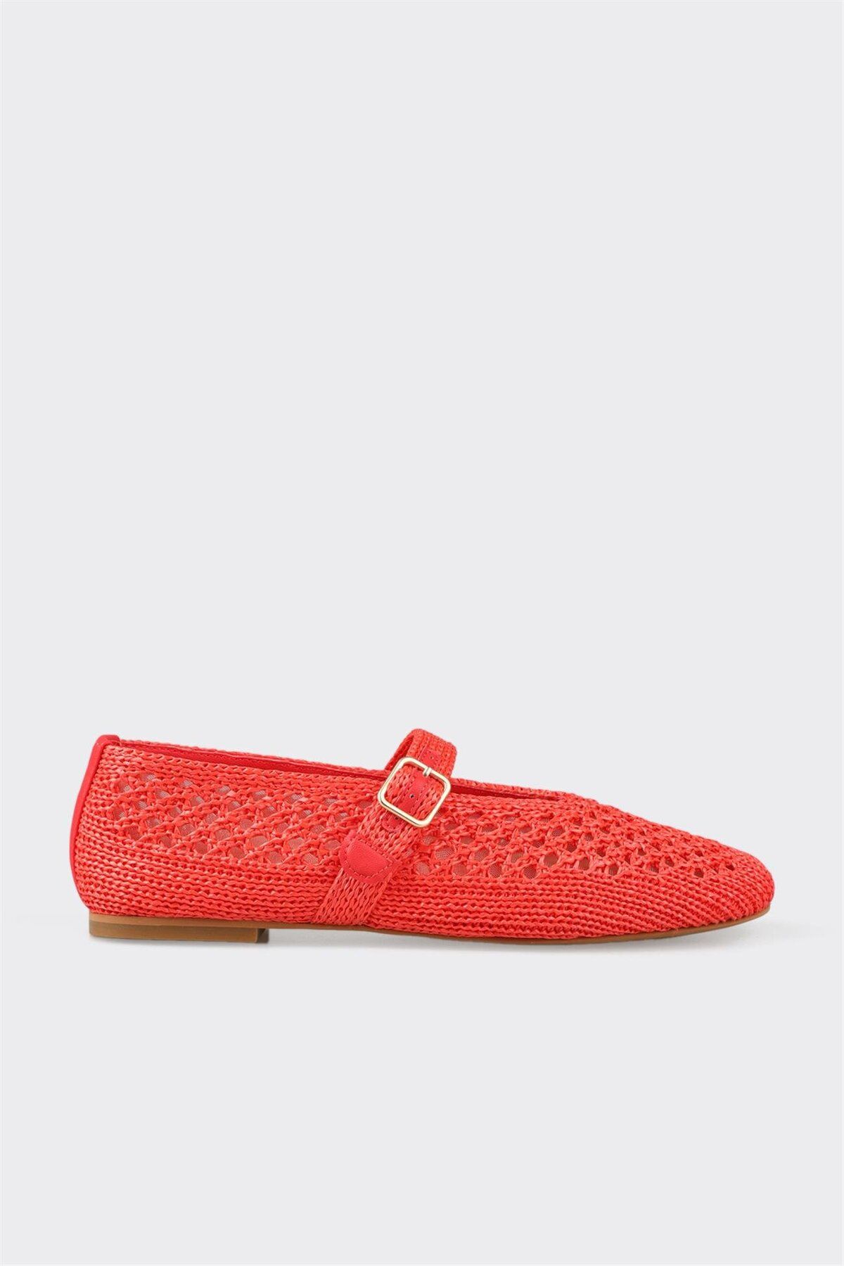 Elle Shoes Kırmızı Kadın Günlük Ayakkabı