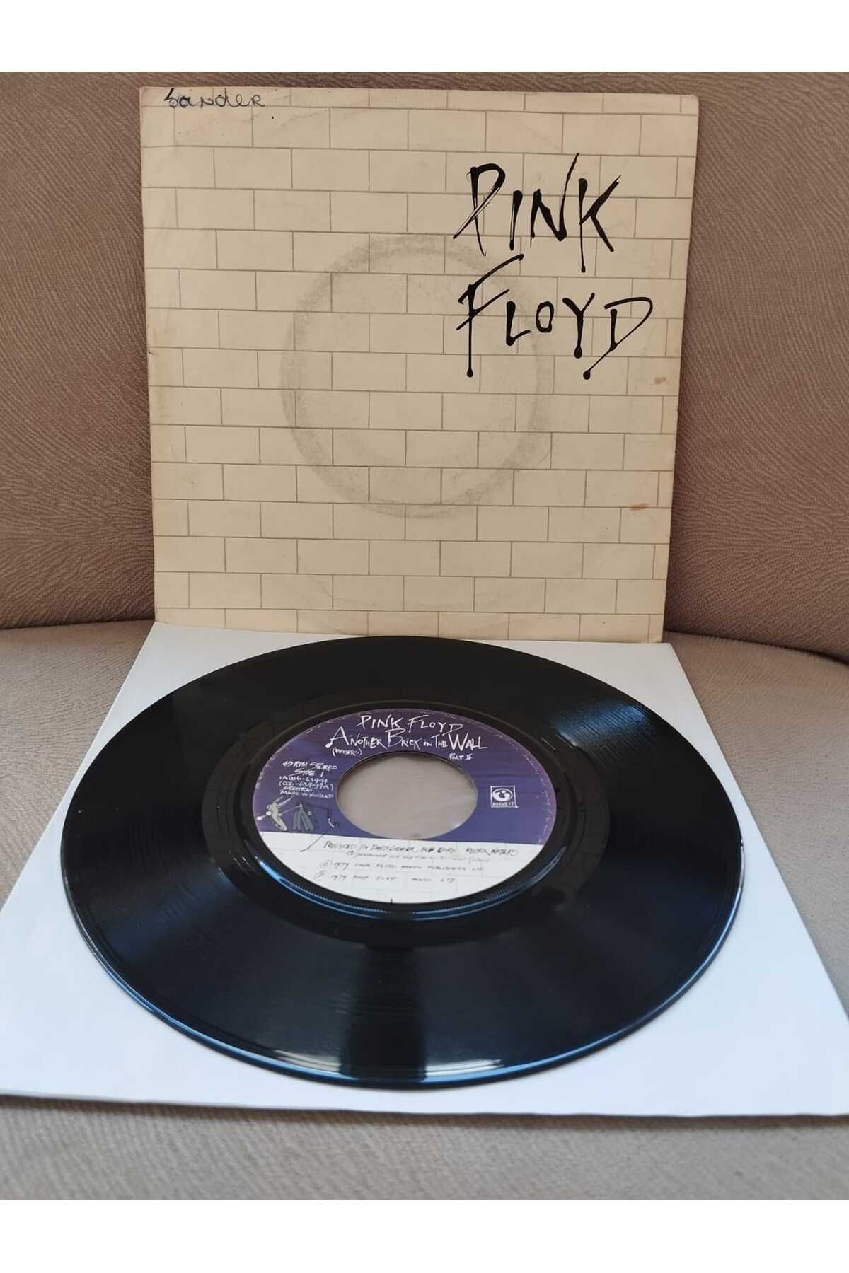 Plakperest PINK FLOYD - ANOTHER BRICK IN THE WALL - 1979 HOLLANDA BASIM 45 LİK PLAK-2.EL