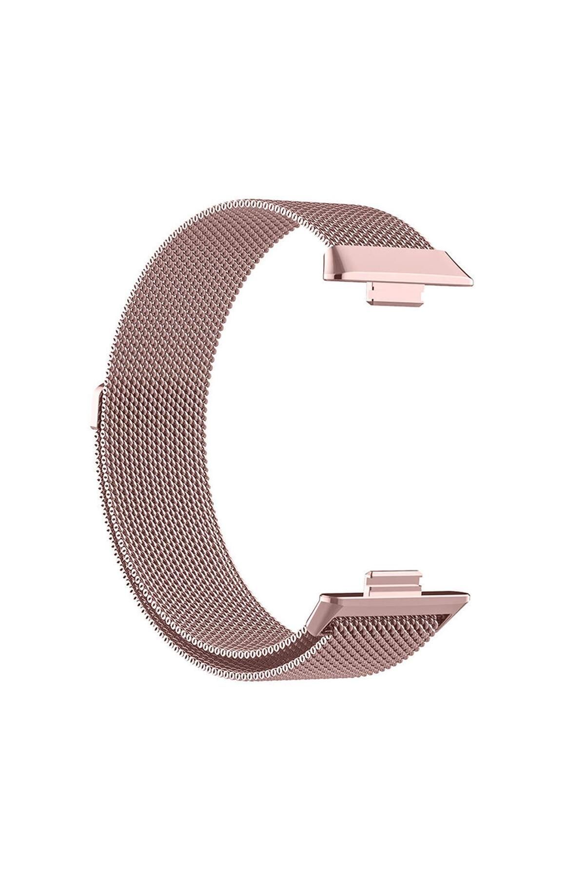 Microsonic Huawei Watch Fit 4 Pro Milanese Loop Kordon Rose Gold
