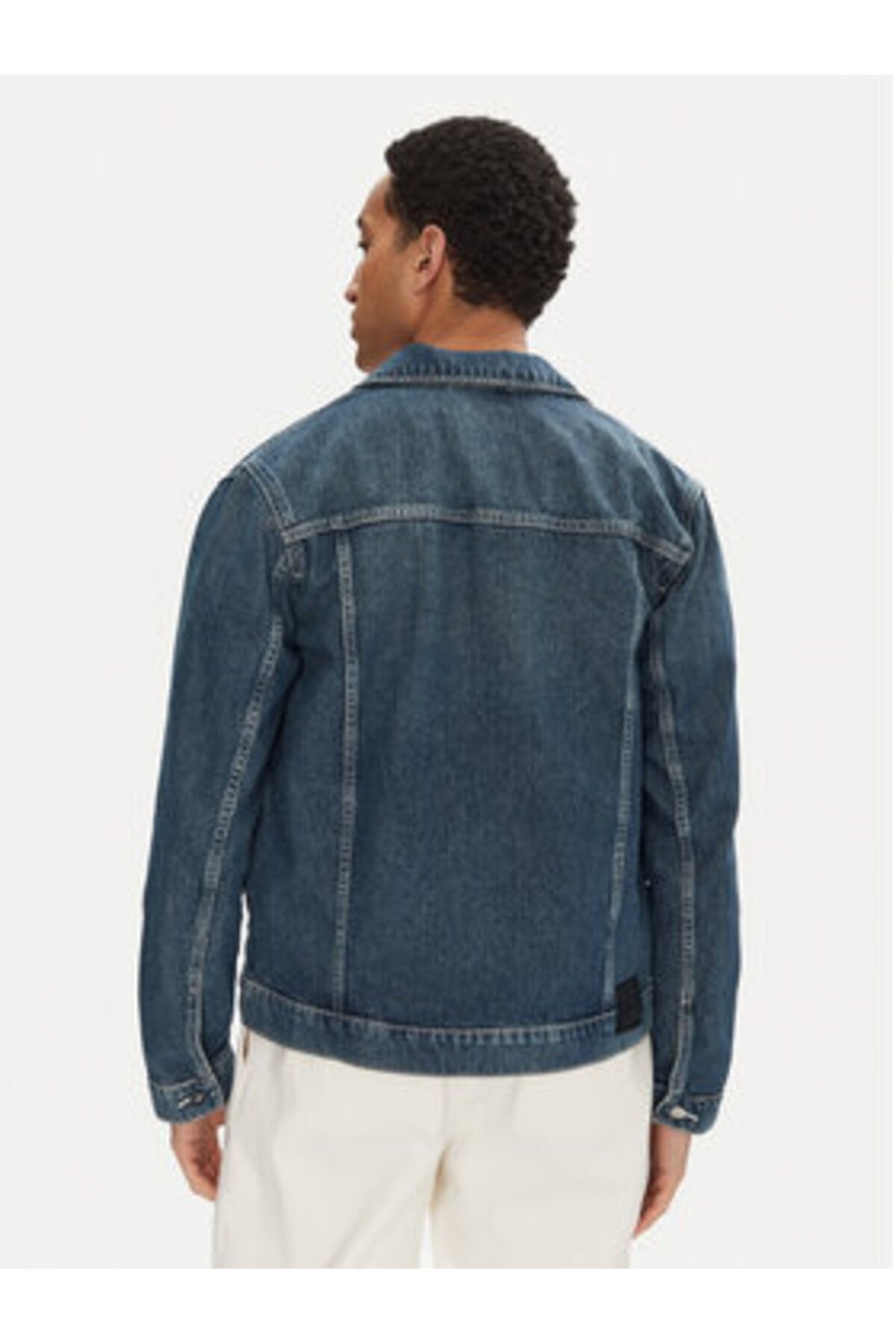 Tom Tailor-Jachetă din denim pentru bărbați 1044967 albastră 2