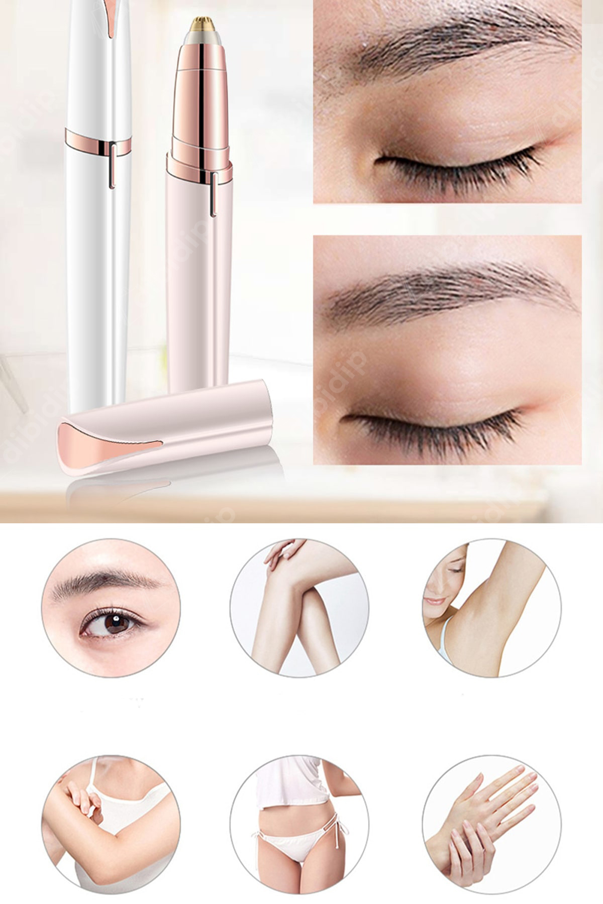  💄اپیلاتور ابرو و سبیل بی‌نقص — DP-40E  — تصویر 3 از 5