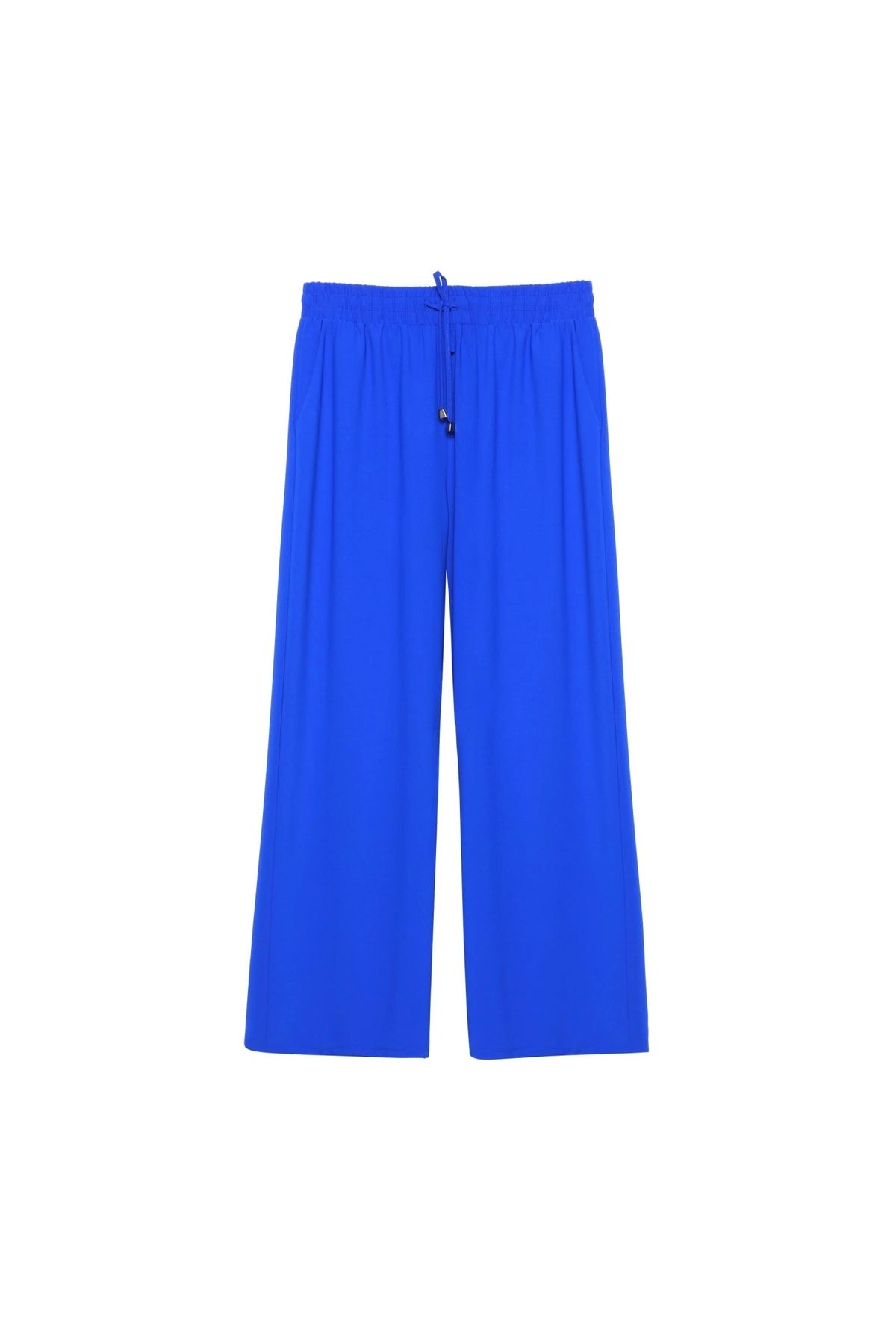 OllaCollection Beli Lastikli Bol Paça Pantolon Sax